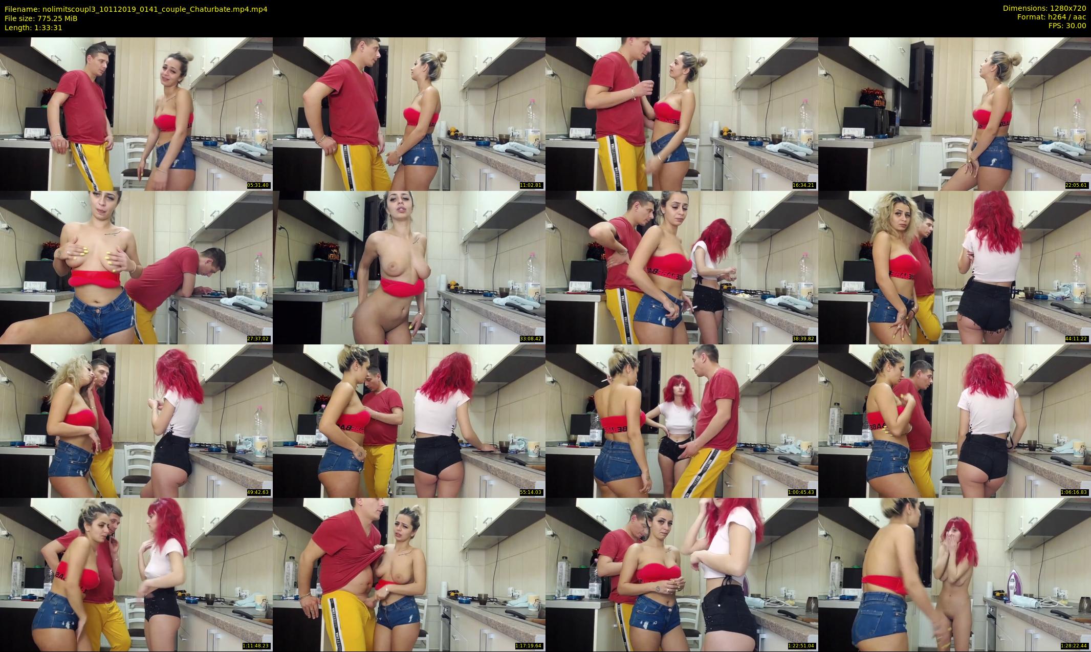 nolimitscoupl3 — 94 minute Chaturbate couple cam show recording, 720p, Nov 10, 2019