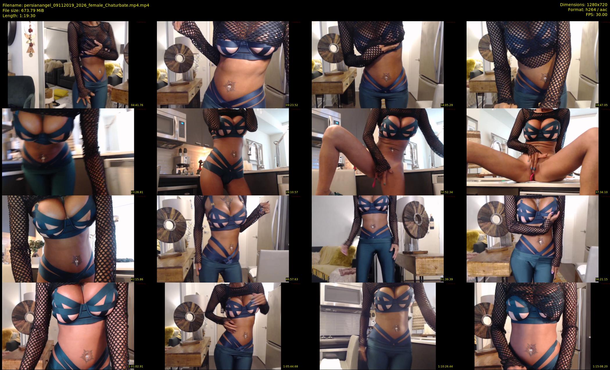 persianangel — 80 minute Chaturbate female cam show recording, 720p, Nov 9, 2019