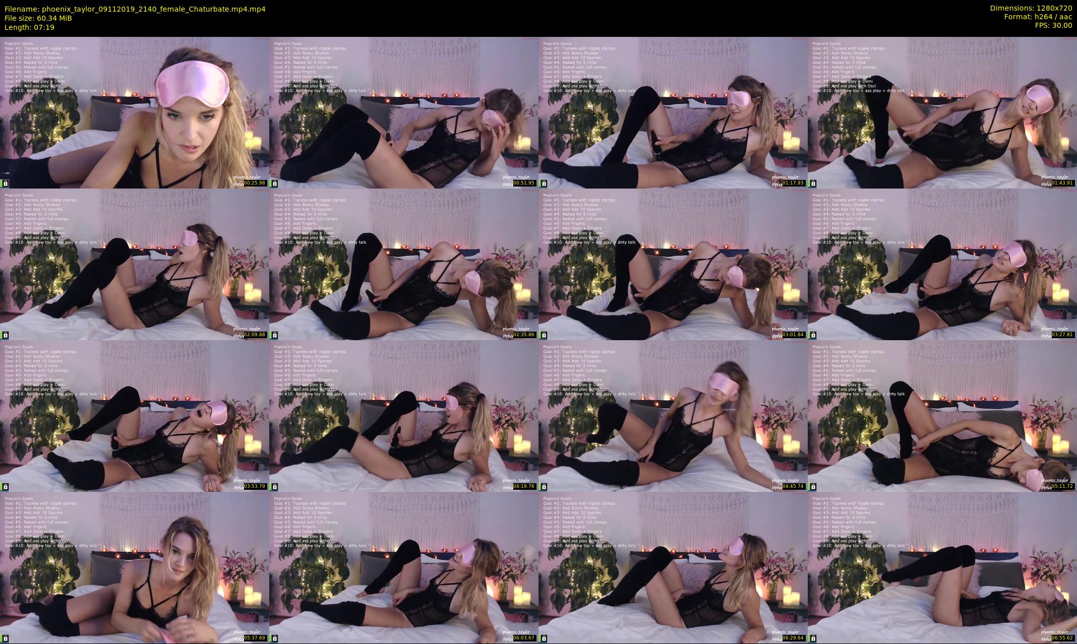 phoenix_taylor — 8 minute Chaturbate female cam show recording, 720p, Nov 9, 2019