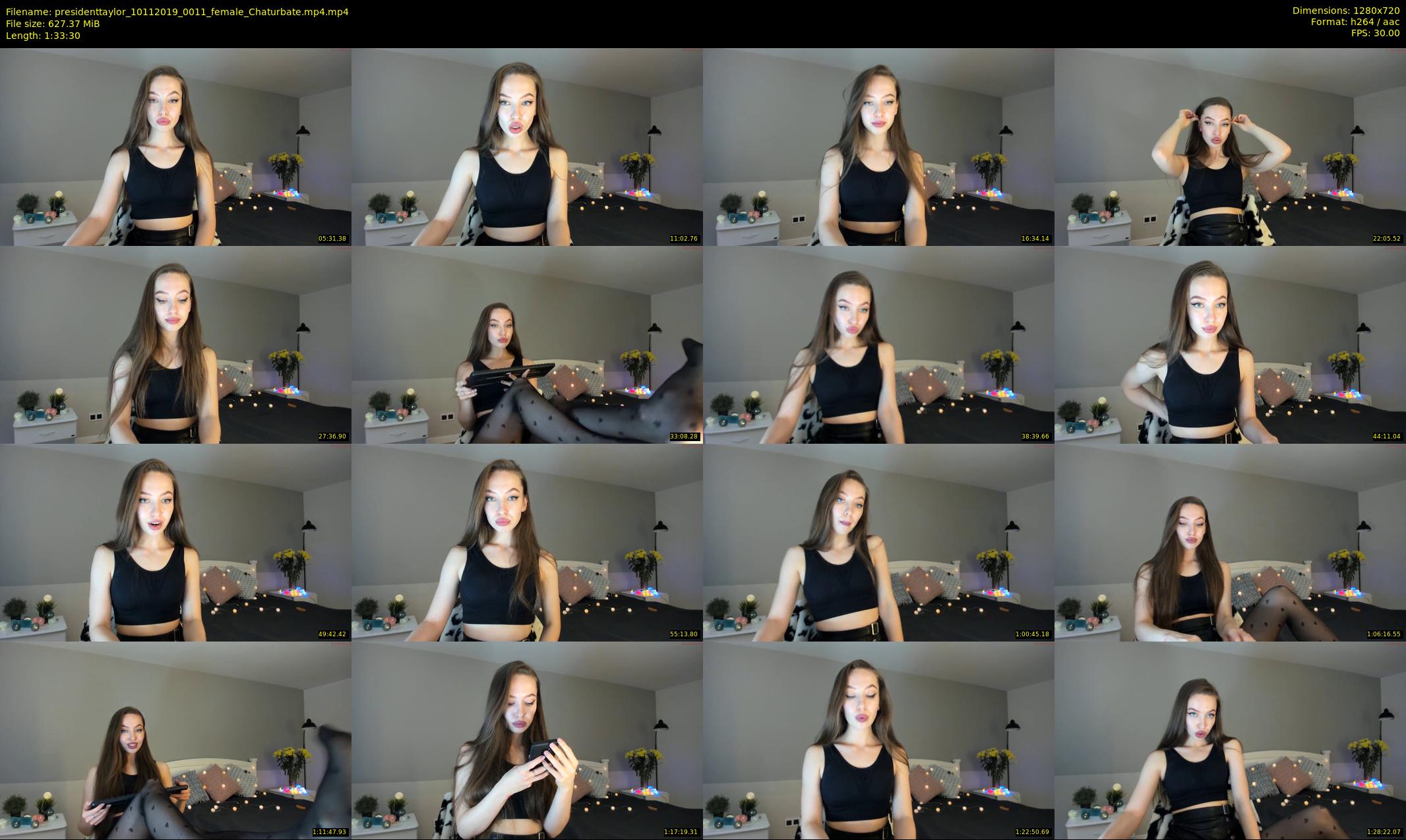 presidenttaylor — 94 minute Chaturbate female cam show recording, 720p, Nov 10, 2019