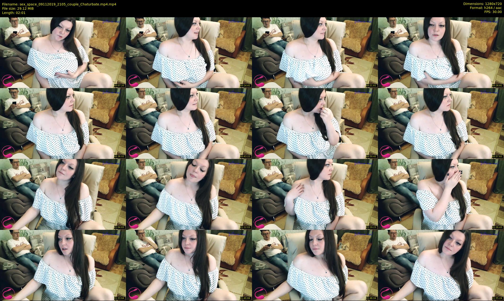 sex_space — 3 minute Chaturbate couple cam show recording, 720p, Nov 9, 2019