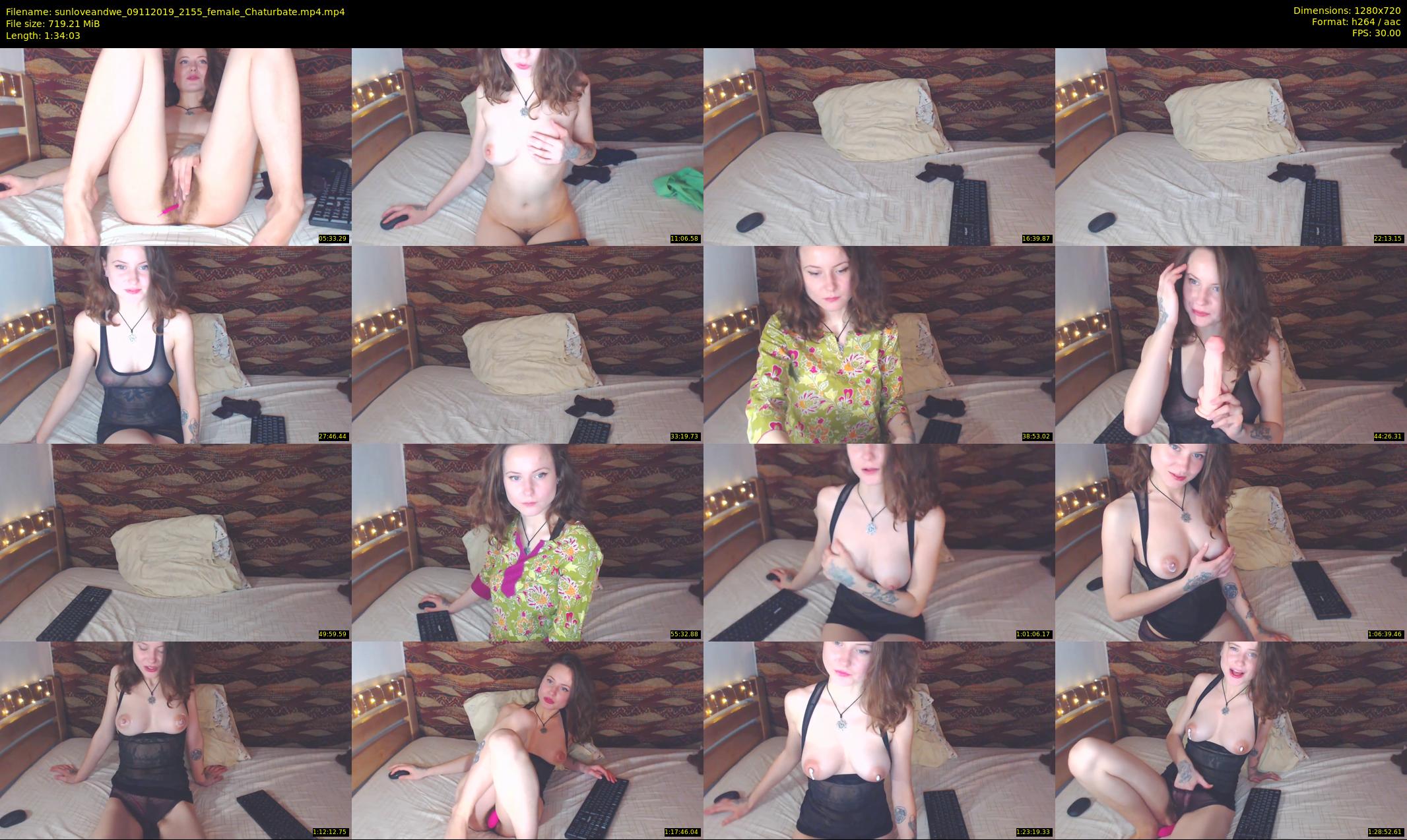 sunloveandwe — 95 minute Chaturbate female cam show recording, 720p, Nov 9, 2019