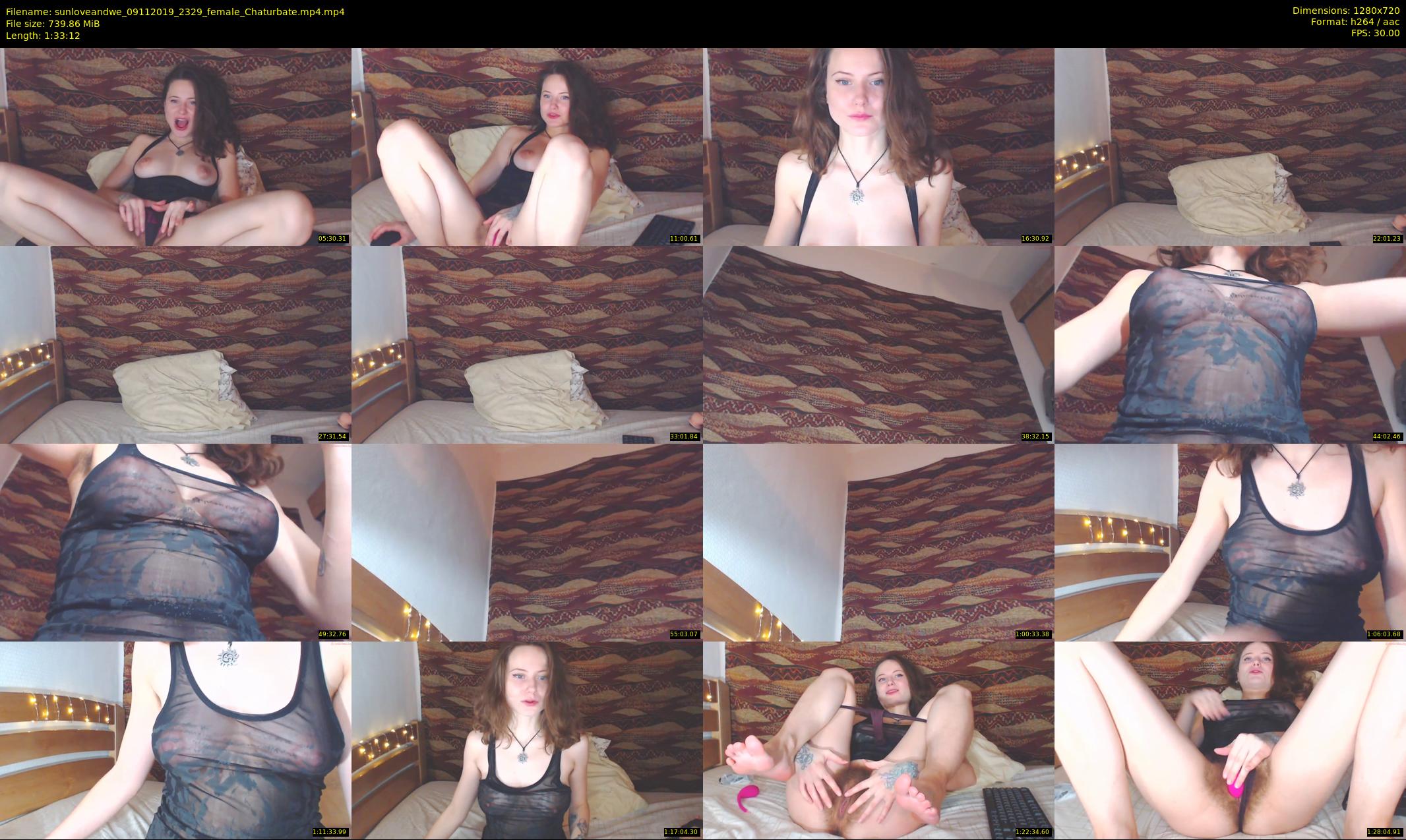 sunloveandwe — 94 minute Chaturbate female cam show recording, 720p, Nov 9, 2019