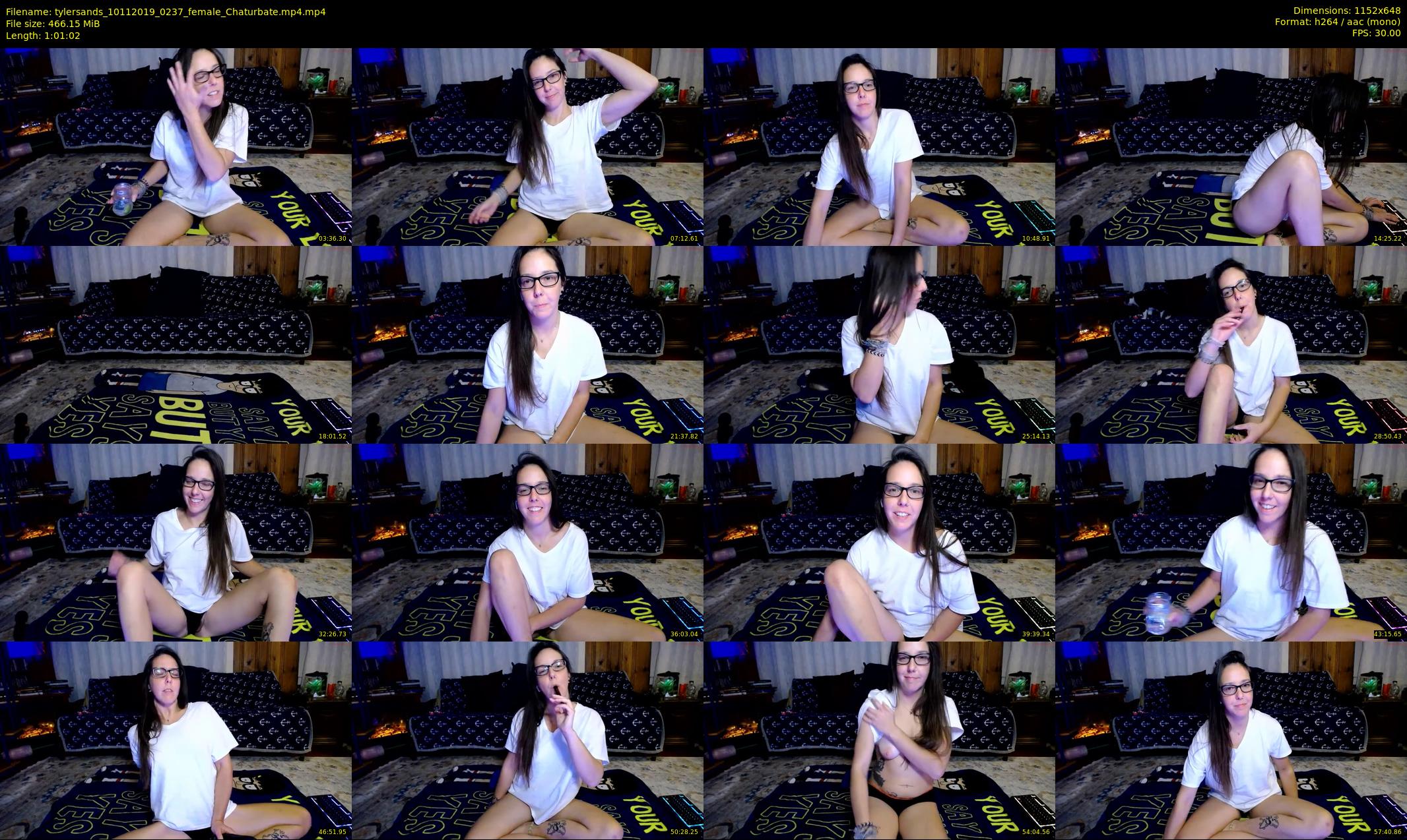 tylersands — 62 minute Chaturbate female cam show recording, 480p, Nov 10, 2019