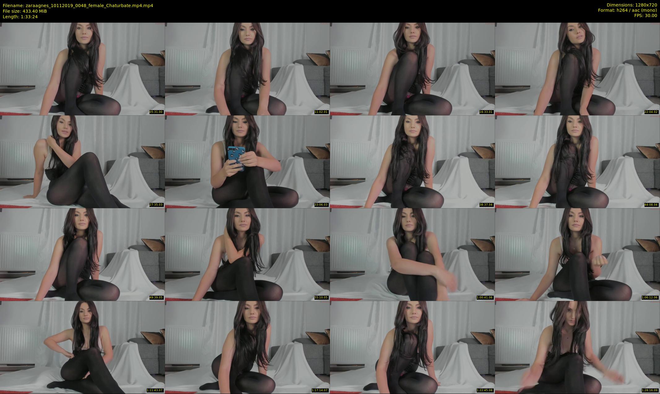 zaraagnes — 94 minute Chaturbate female cam show recording, 720p, Nov 10, 2019