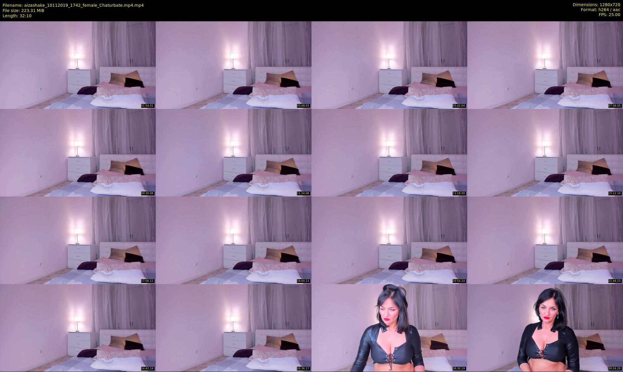 aizashake — 33 minute Chaturbate female cam show recording, 720p, Nov 10, 2019