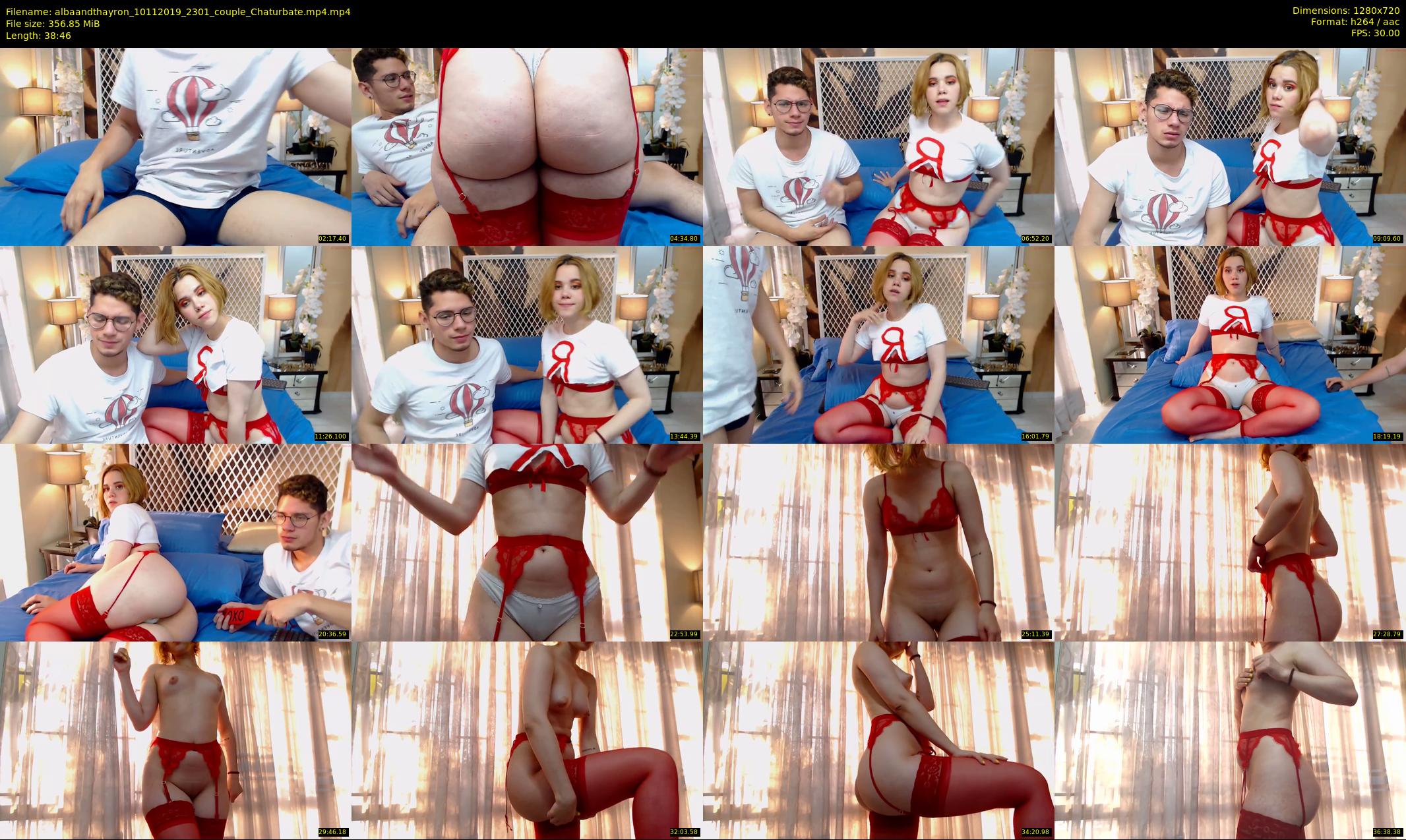 albaandthayron — 39 minute Chaturbate couple cam show recording, 720p, Nov 10, 2019