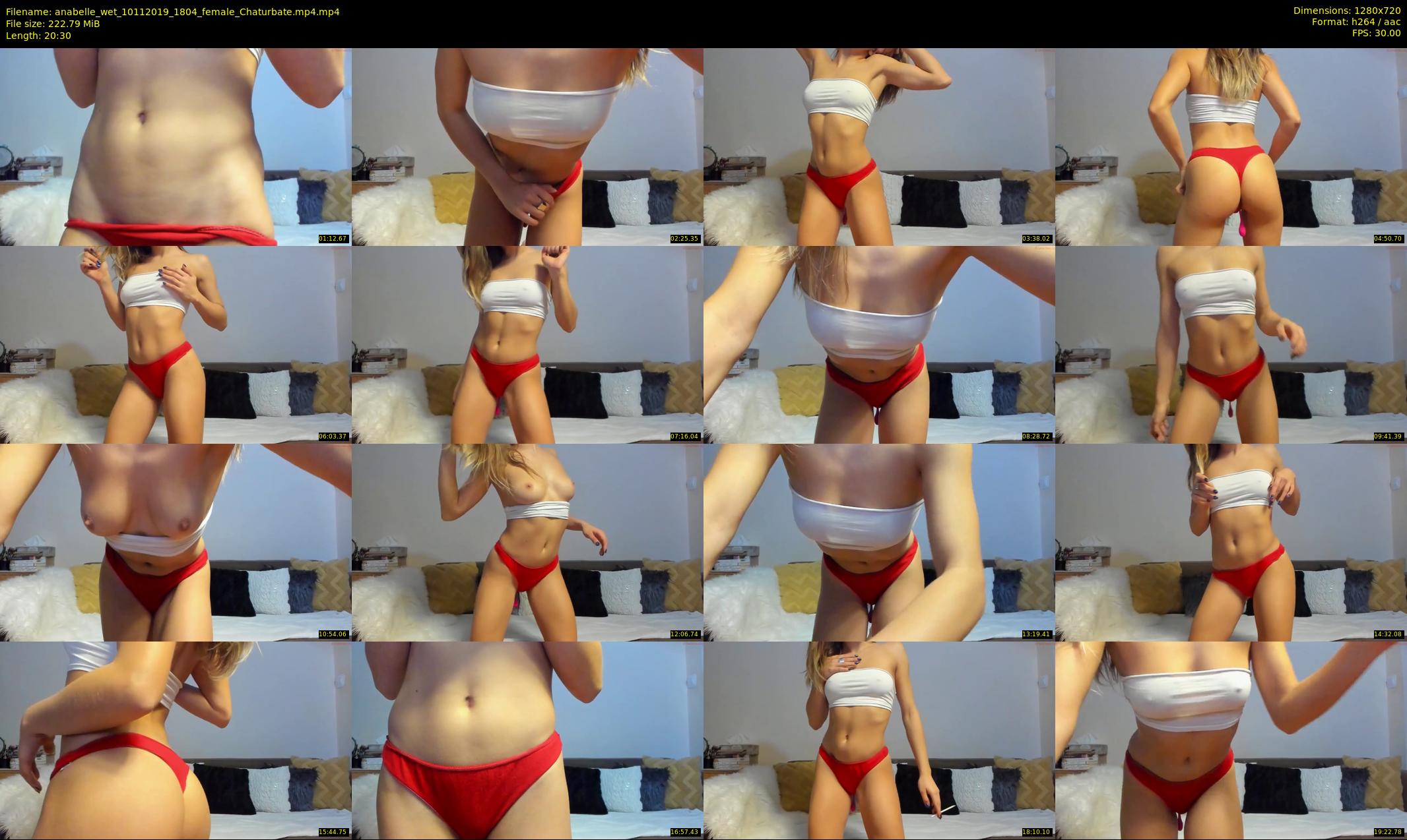 anabelle_wet — 21 minute Chaturbate female cam show recording, 720p, Nov 10, 2019