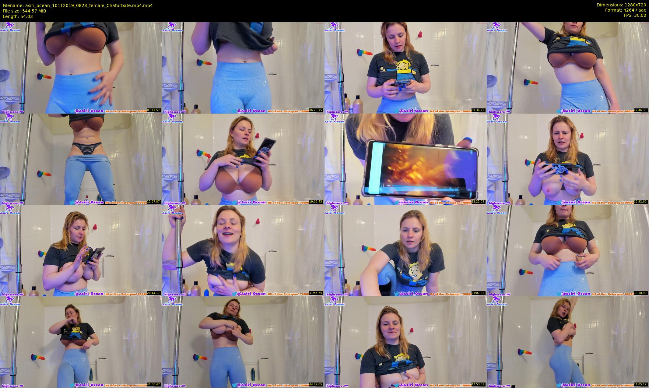 asiri_ocean — 55 minute Chaturbate female cam show recording, 720p, Nov 10, 2019
