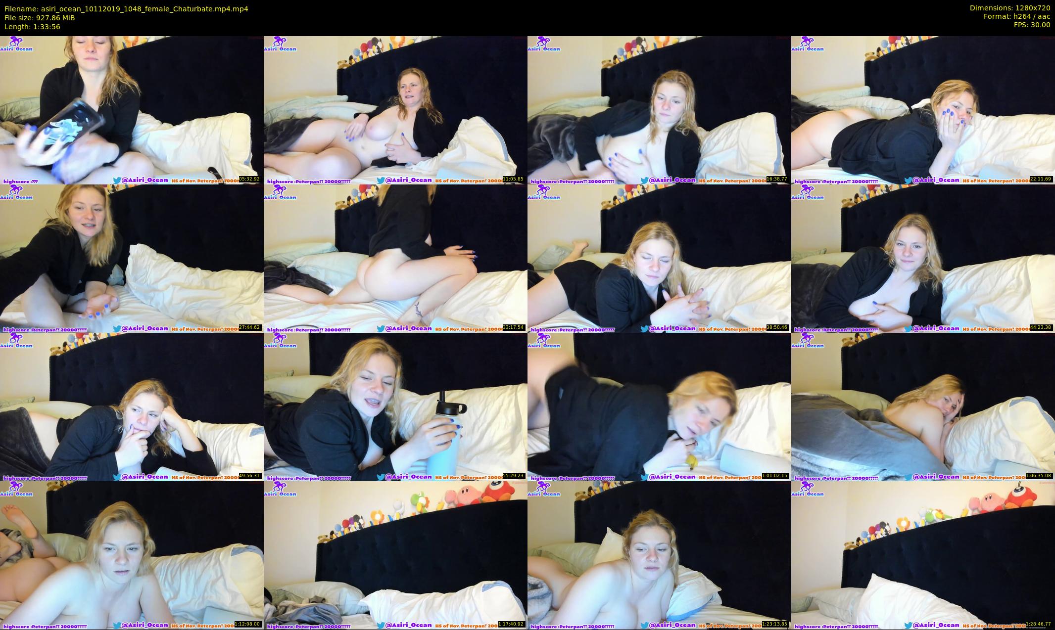 asiri_ocean — 94 minute Chaturbate female cam show recording, 720p, Nov 10, 2019