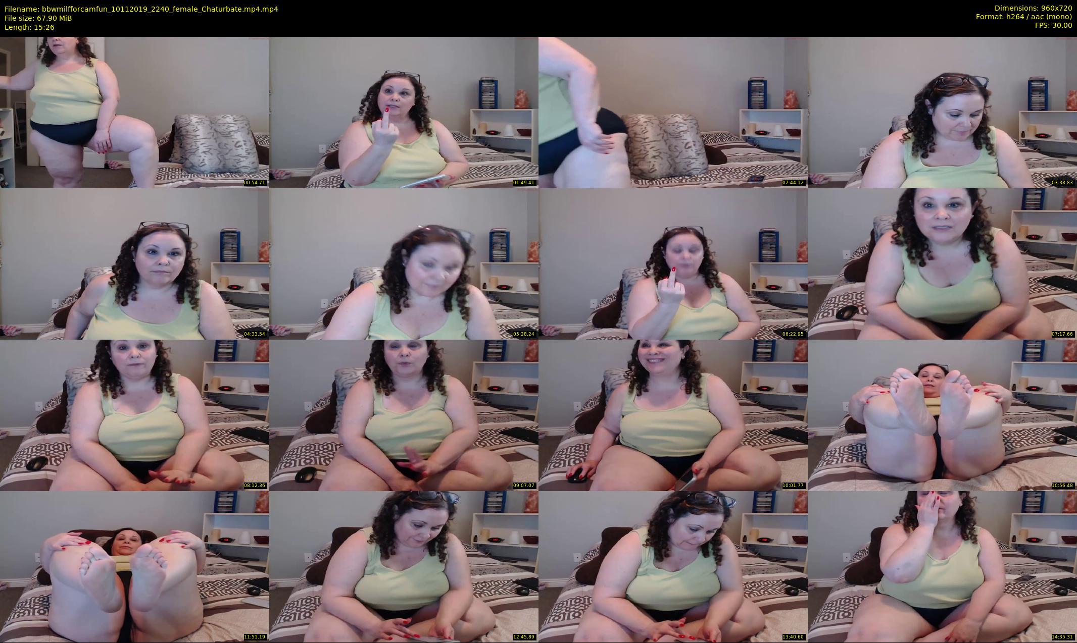 bbwmilfforcamfun — 16 minute Chaturbate female cam show recording, 720p, Nov 10, 2019