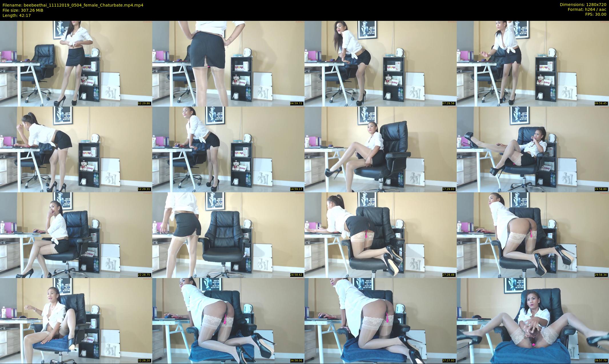 beebeethai — 43 minute Chaturbate female cam show recording, 720p, Nov 11, 2019