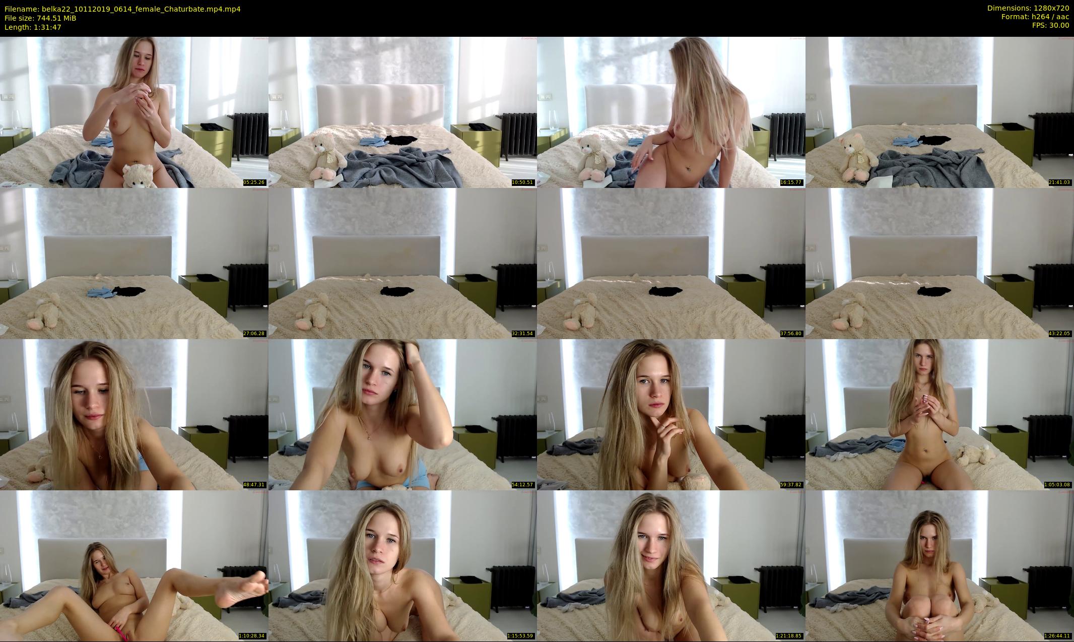 belka22 — 92 minute Chaturbate female cam show recording, 720p, Nov 10, 2019