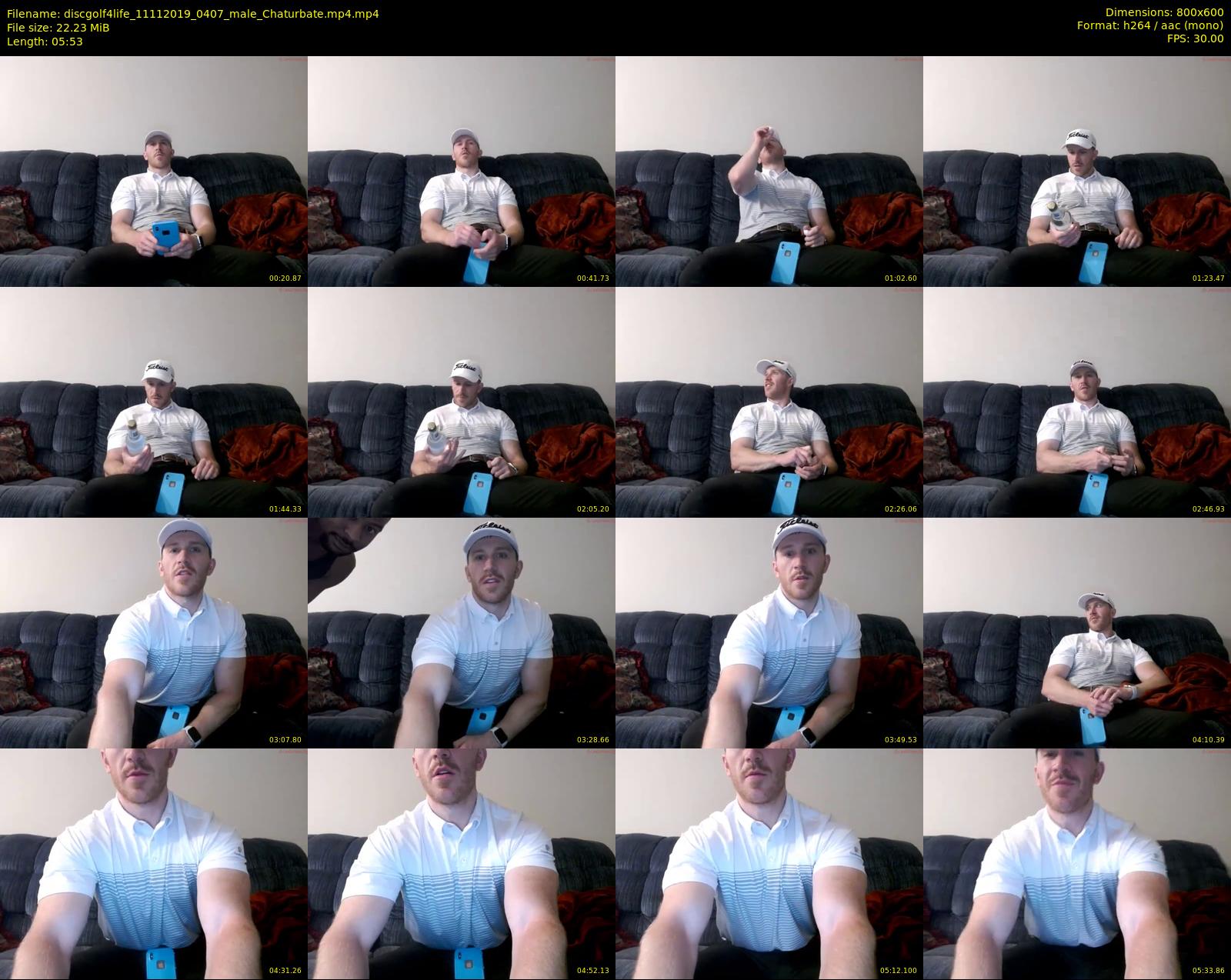 discgolf4life — 6 minute Chaturbate male cam show recording, 480p, Nov 11, 2019