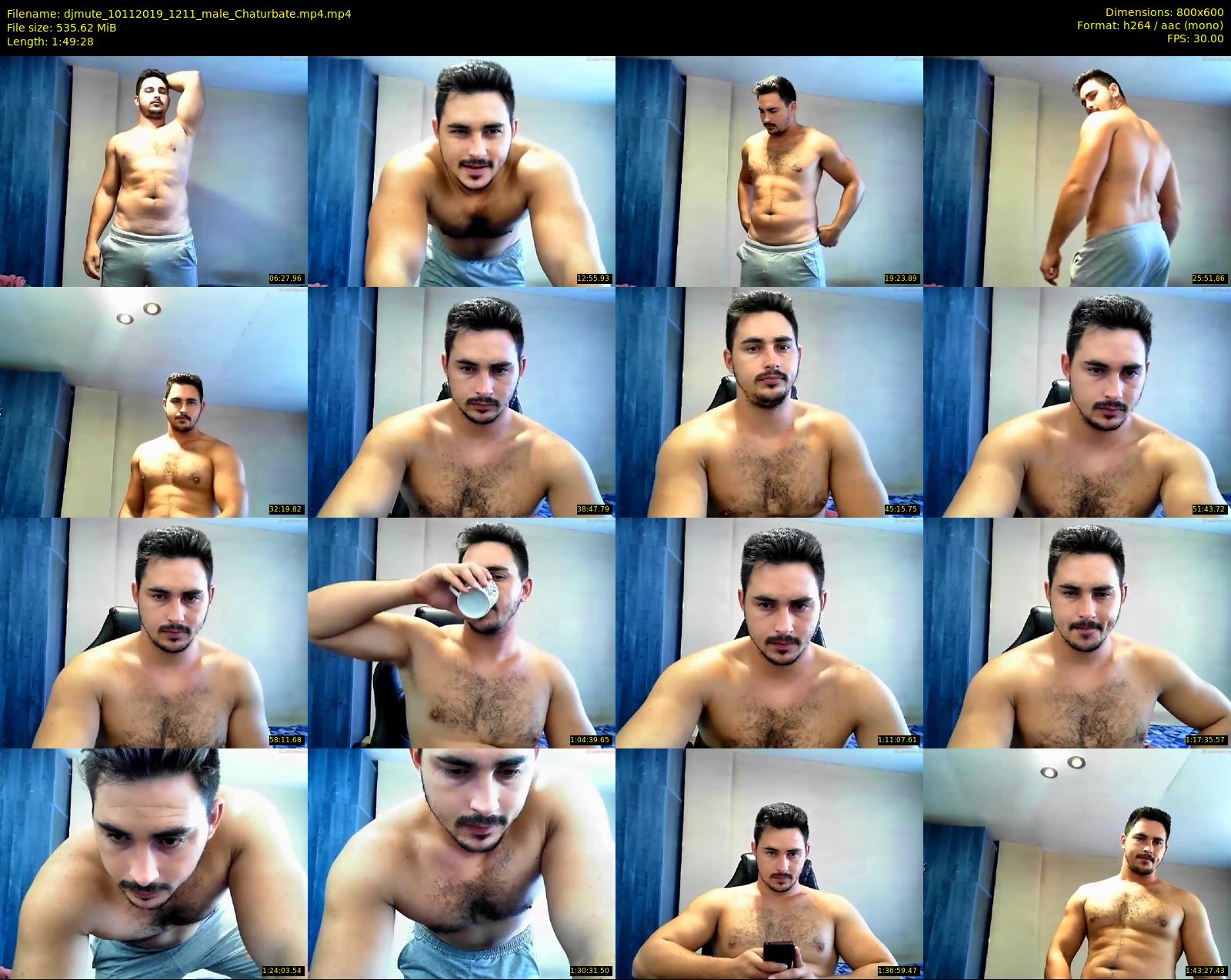 djmute — 110 minute Chaturbate male cam show recording, 480p, Nov 10, 2019
