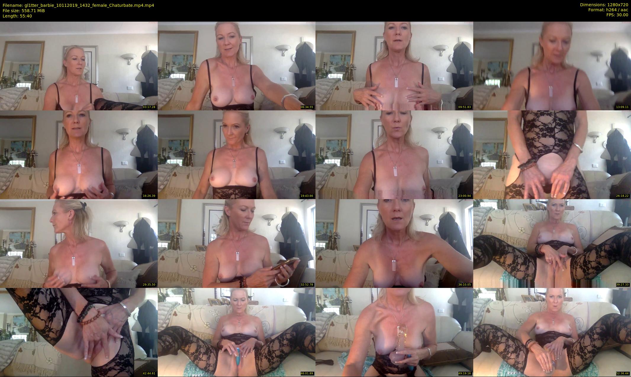 gl1tter_barbie — 56 minute Chaturbate female cam show recording, 720p, Nov 10, 2019