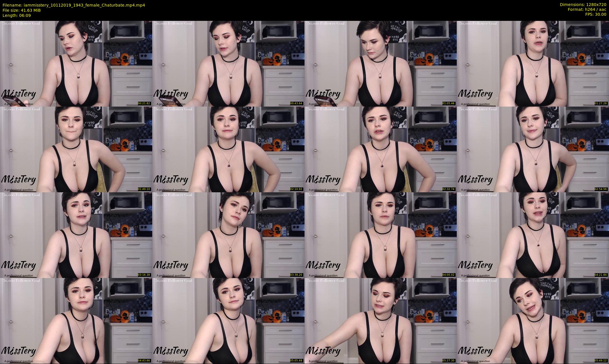 iammisstery — 7 minute Chaturbate female cam show recording, 720p, Nov 10, 2019