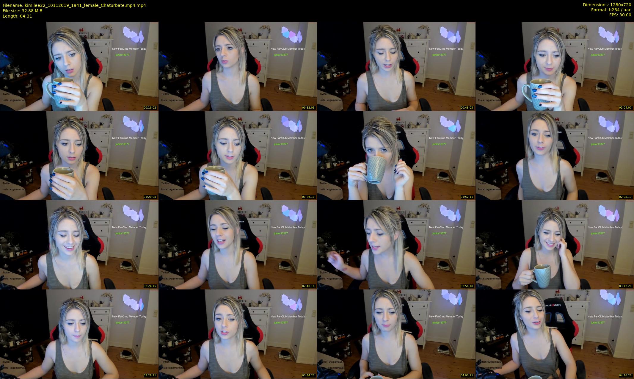 kimilee22 — 5 minute Chaturbate female cam show recording, 720p, Nov 10, 2019