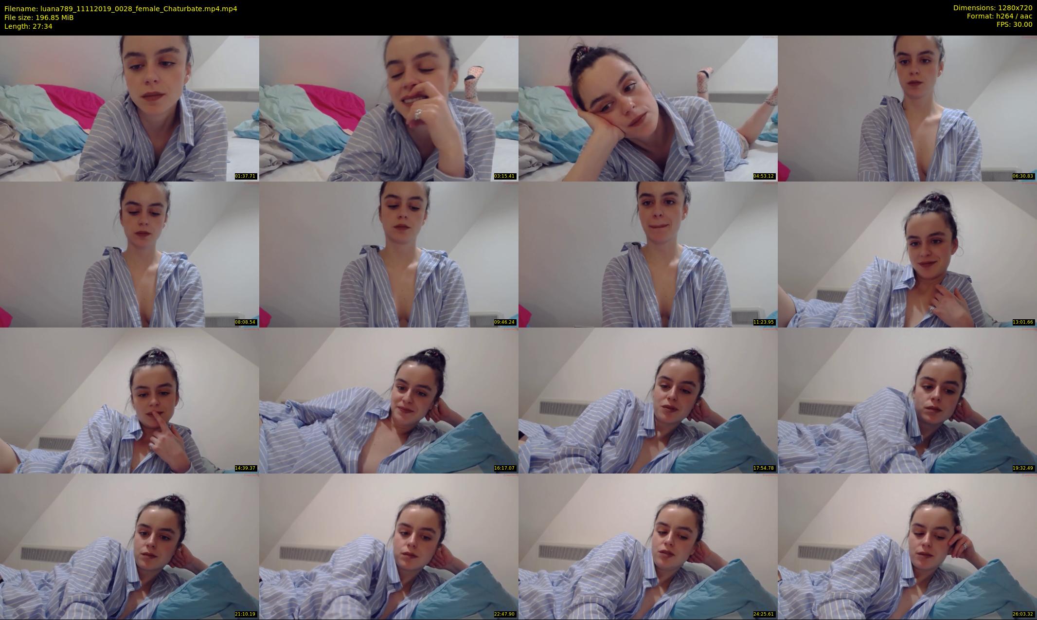 luana789 — 28 minute Chaturbate female cam show recording, 720p, Nov 11, 2019