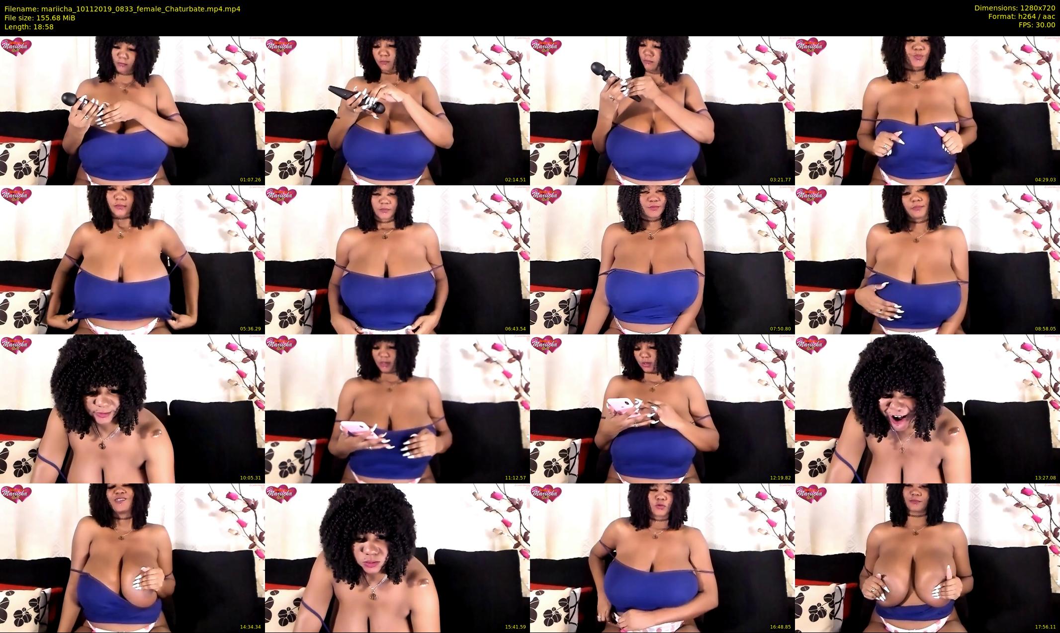 mariicha — 19 minute Chaturbate female cam show recording, 720p, Nov 10, 2019