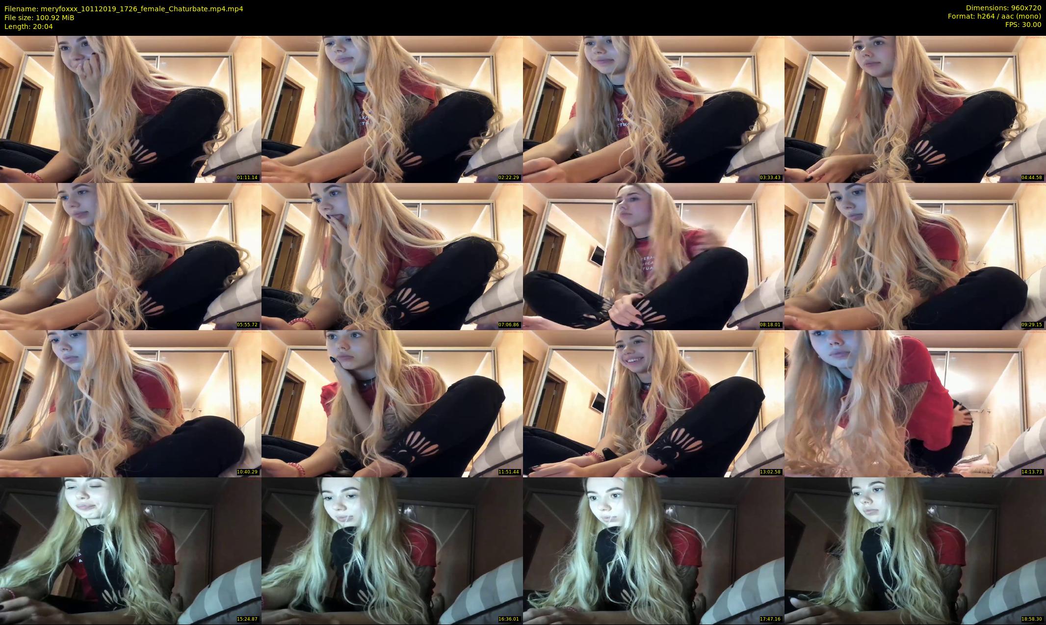 meryfoxxx — 21 minute Chaturbate female cam show recording, 720p, Nov 10, 2019