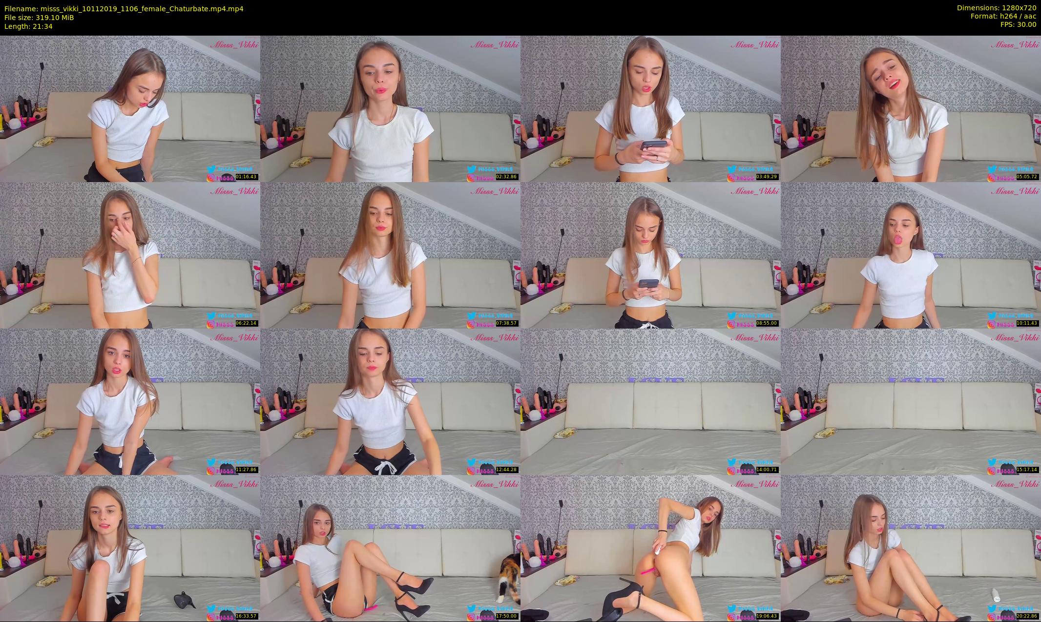 misss_vikki — 22 minute Chaturbate female cam show recording, 720p, Nov 10, 2019