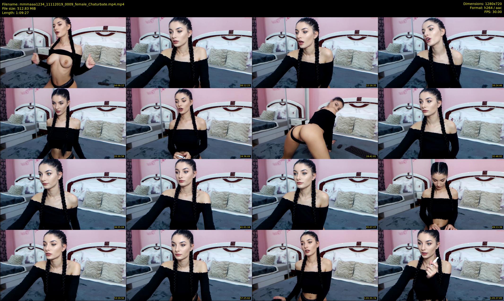 mmmaaa1234 — 70 minute Chaturbate female cam show recording, 720p, Nov 11, 2019