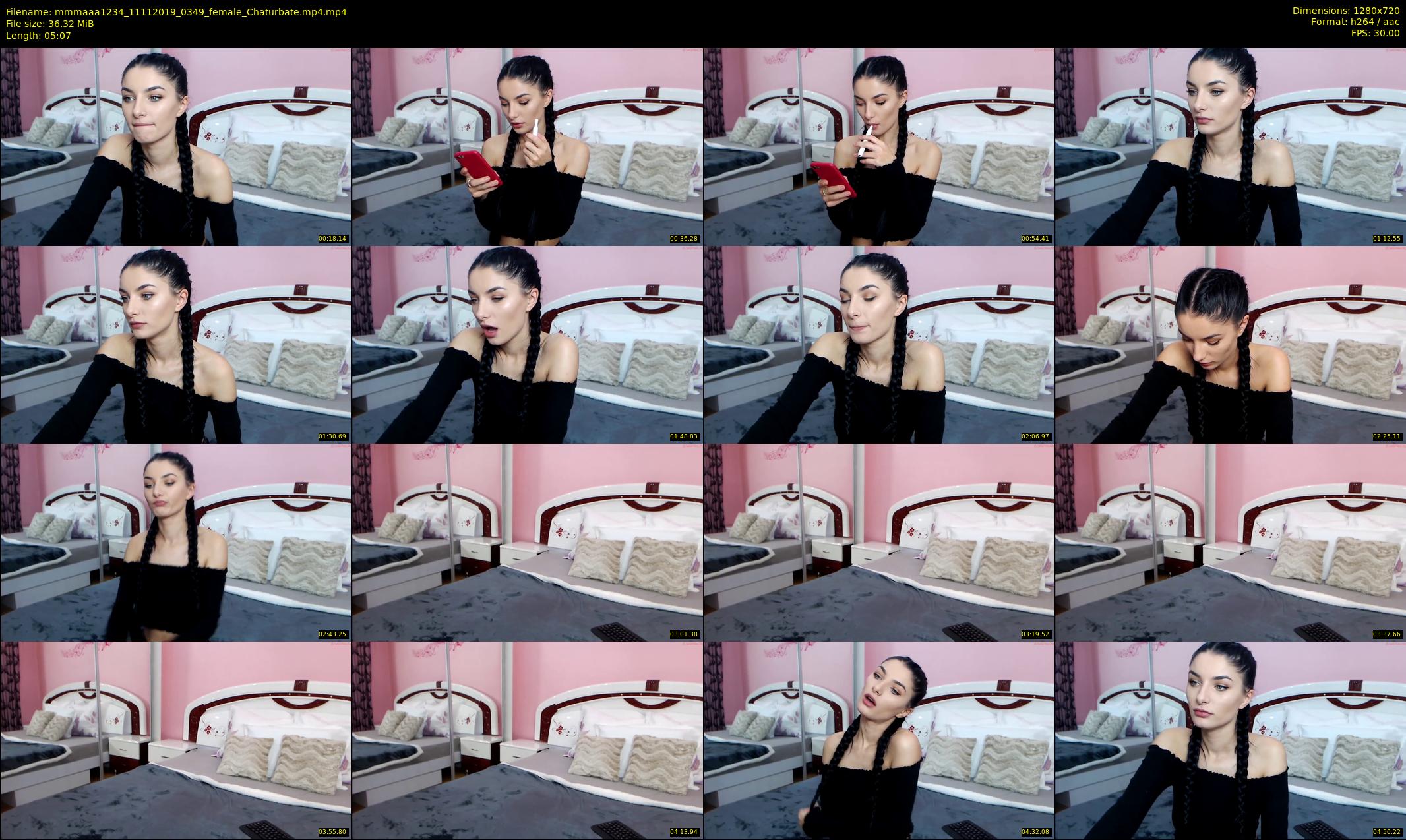 mmmaaa1234 — 6 minute Chaturbate female cam show recording, 720p, Nov 11, 2019