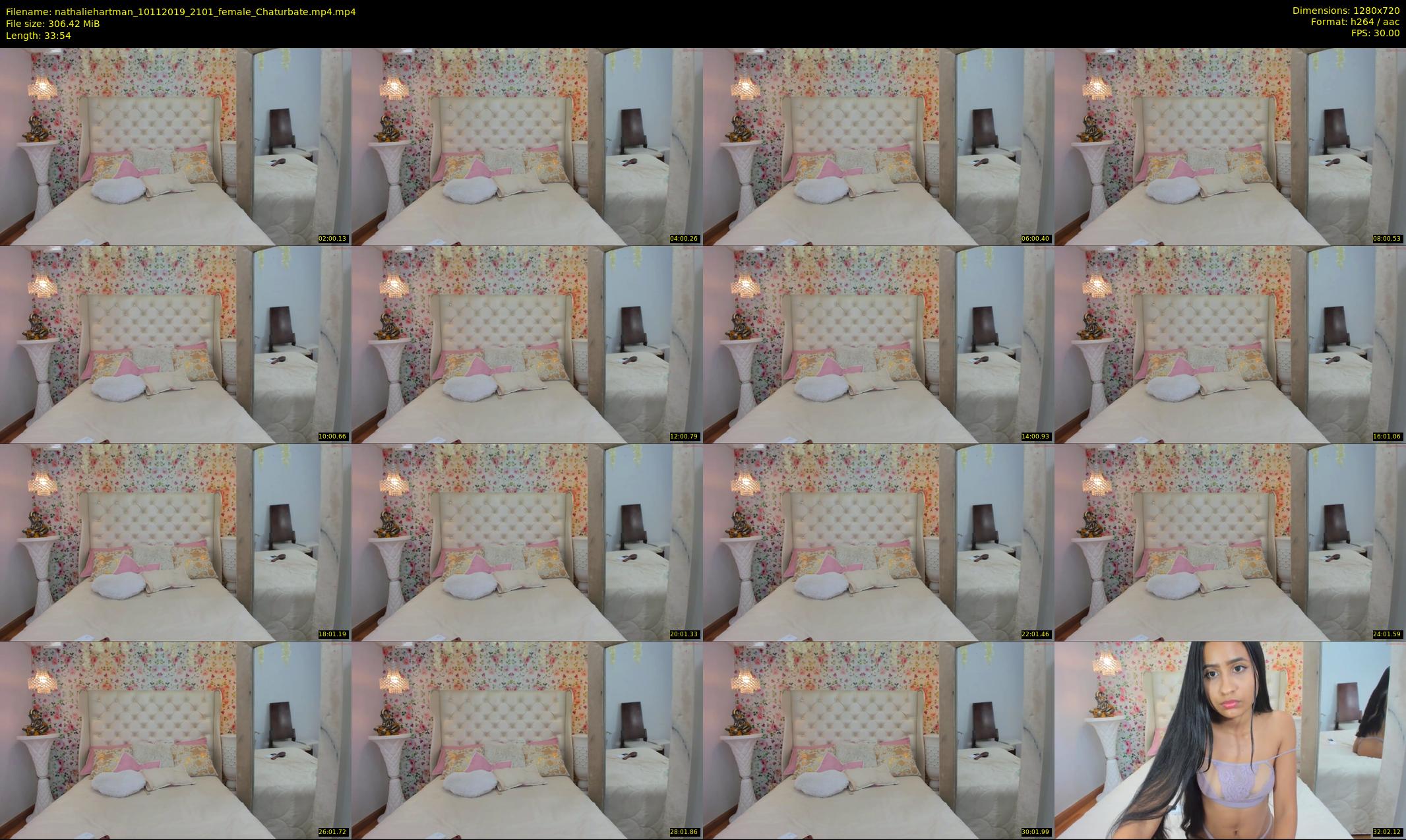 nathaliehartman — 34 minute Chaturbate female cam show recording, 720p, Nov 10, 2019