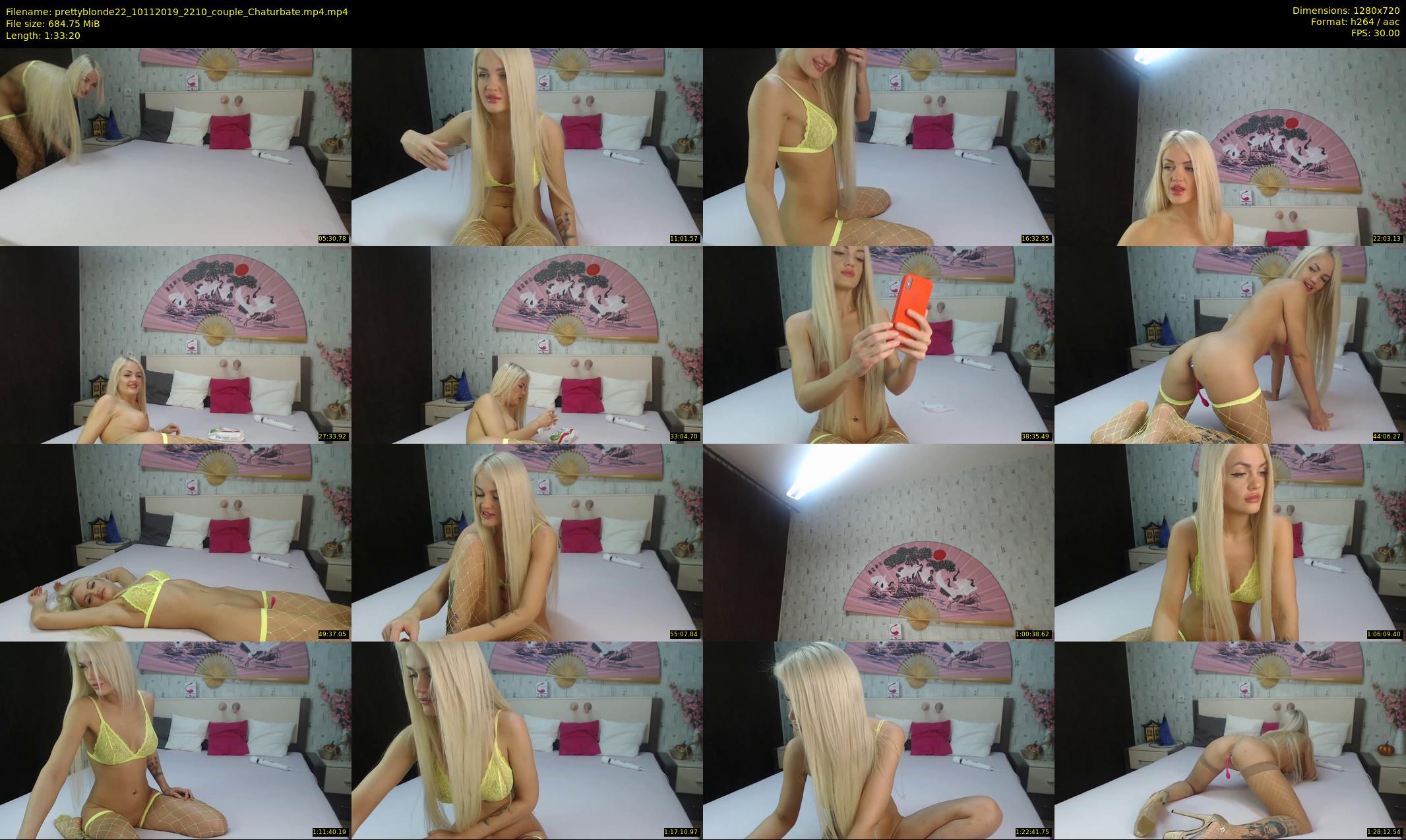 prettyblonde22 — 94 minute Chaturbate female cam show recording, 720p, Nov 10, 2019