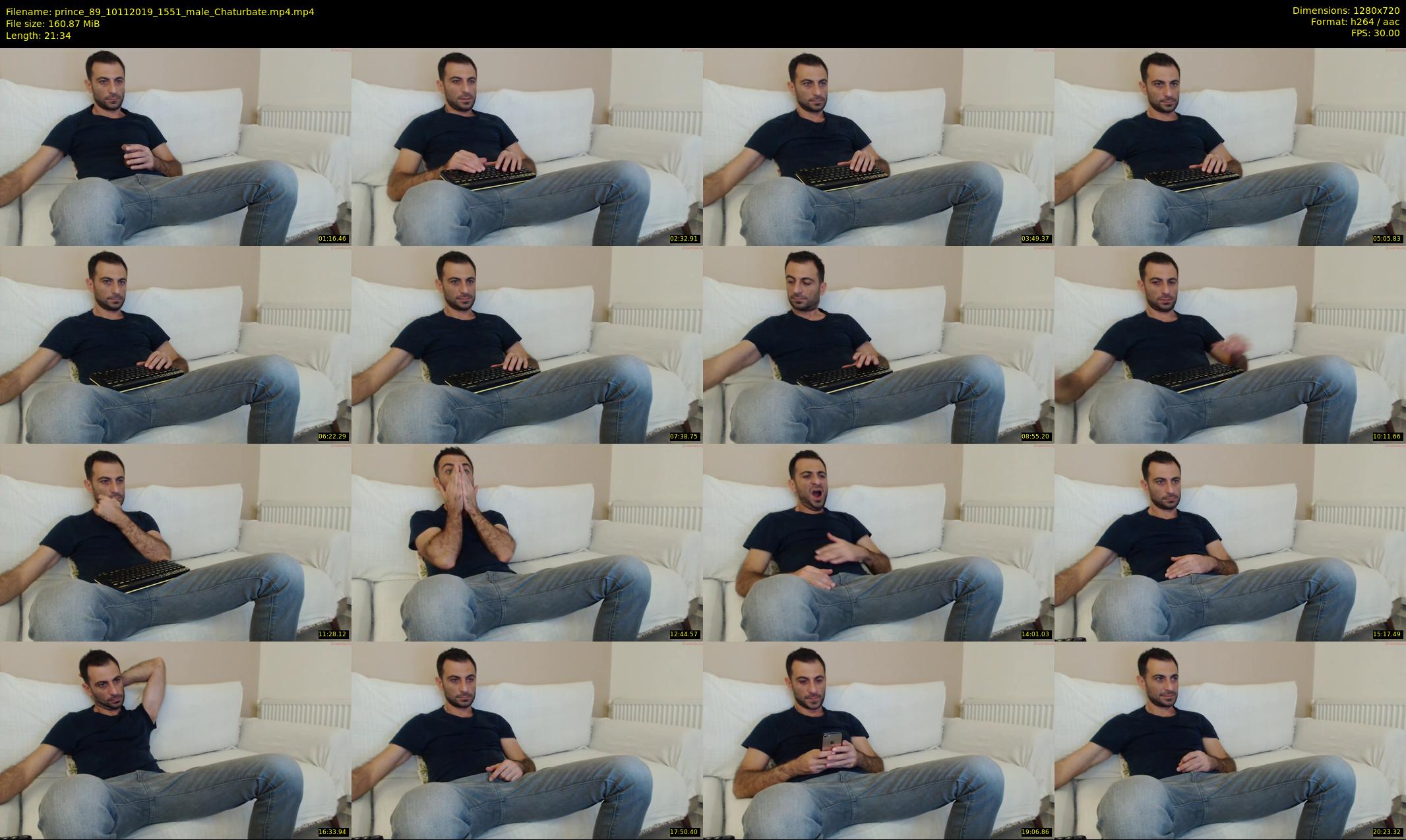 prince_89 — 22 minute Chaturbate male cam show recording, 720p, Nov 10, 2019
