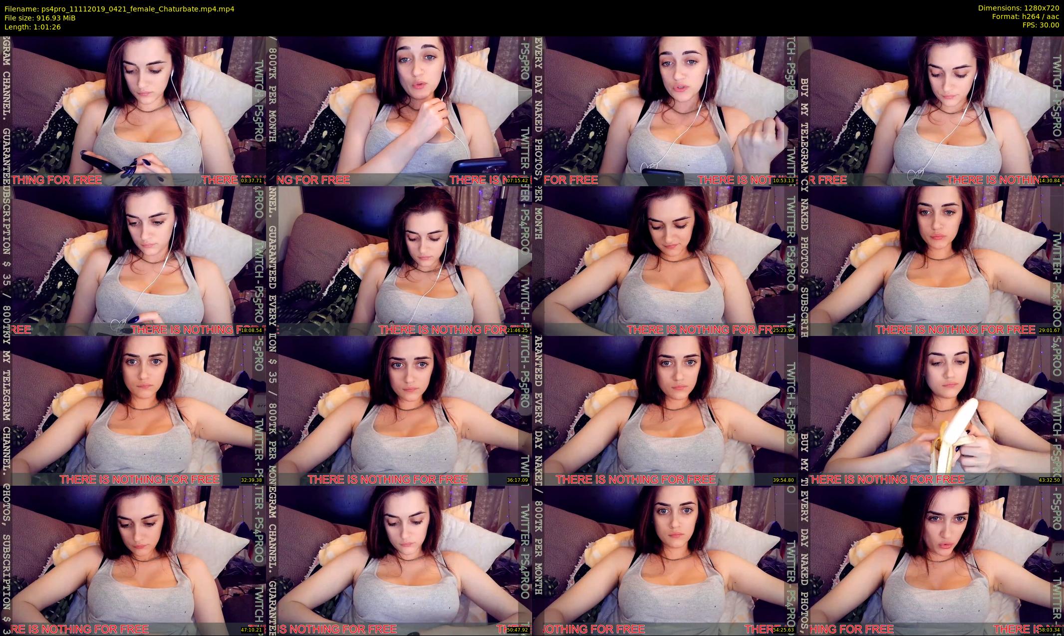 ps4pro — 62 minute Chaturbate female cam show recording, 720p, Nov 11, 2019