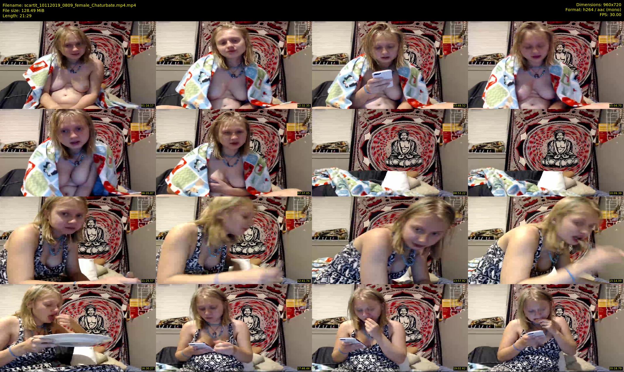 scartit — 22 minute Chaturbate female cam show recording, 720p, Nov 10, 2019