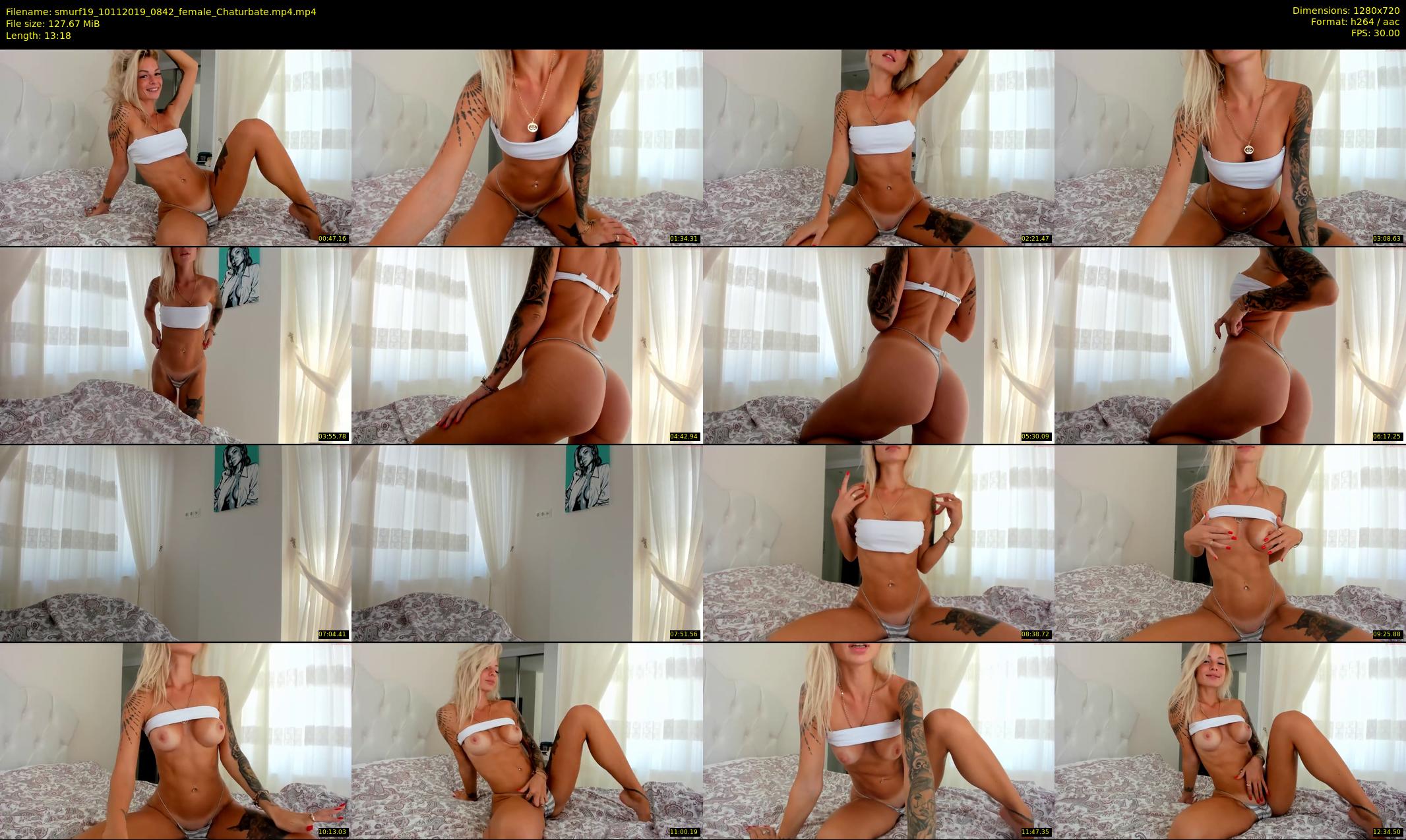 smurf19 — 14 minute Chaturbate female cam show recording, 720p, Nov 10, 2019