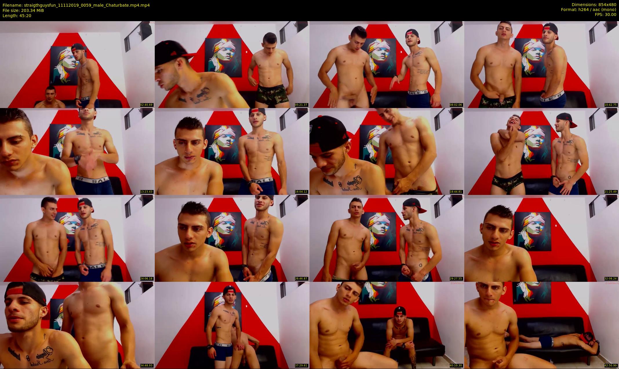 straigthguysfun — 46 minute Chaturbate male cam show recording, 480p, Nov 11, 2019