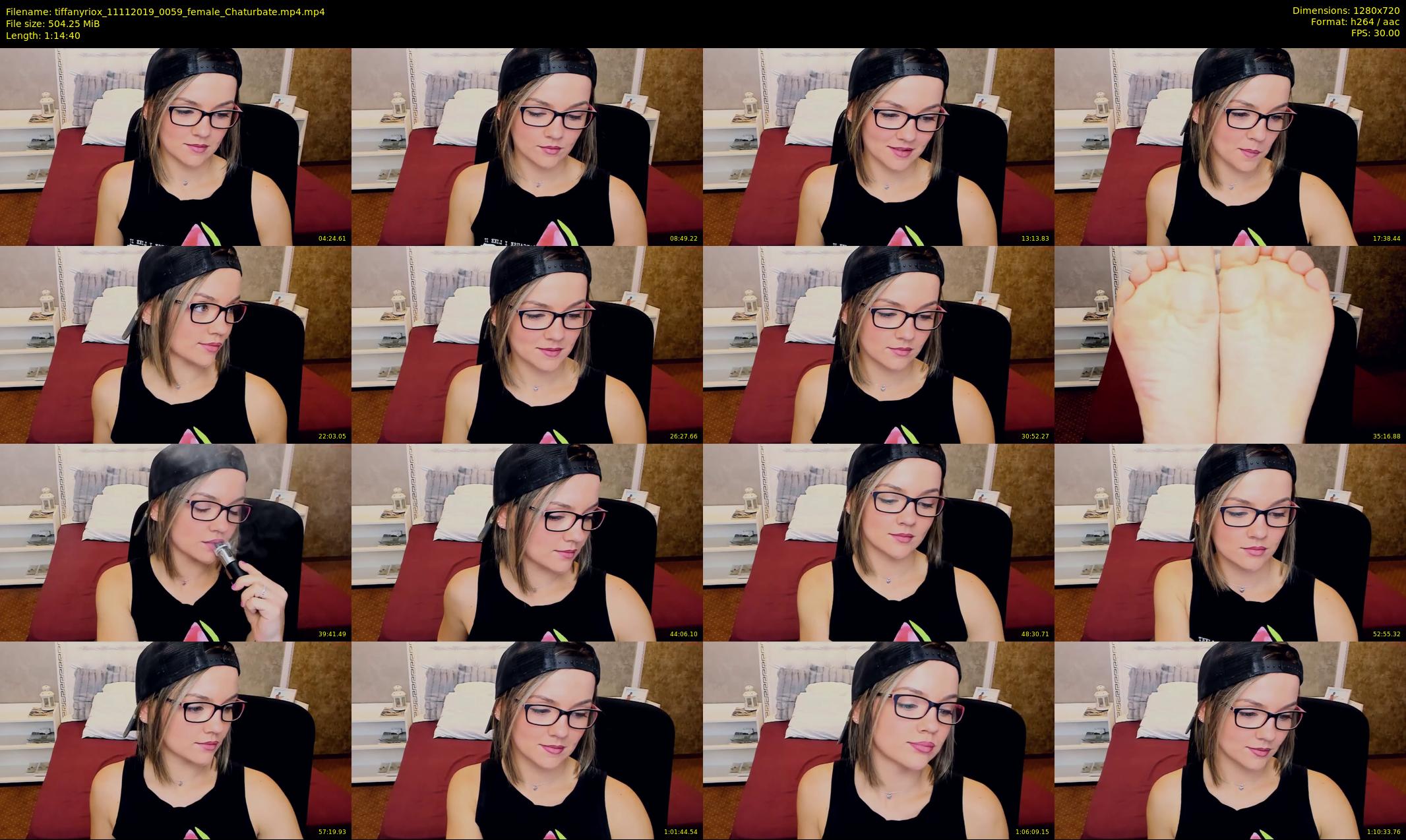 tiffanyriox — 75 minute Chaturbate female cam show recording, 720p, Nov 11, 2019