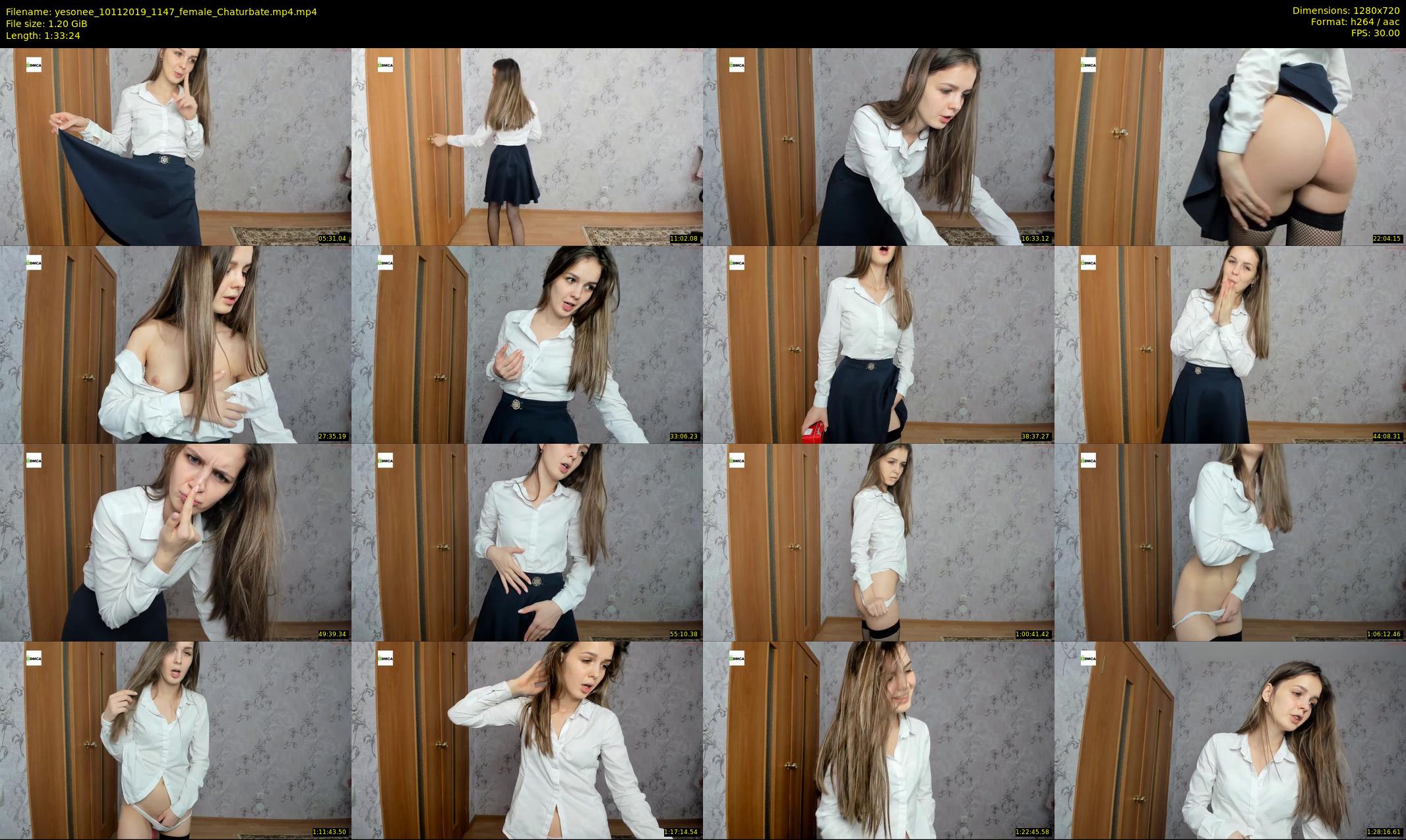 yesonee — 94 minute Chaturbate female cam show recording, 720p, Nov 10, 2019