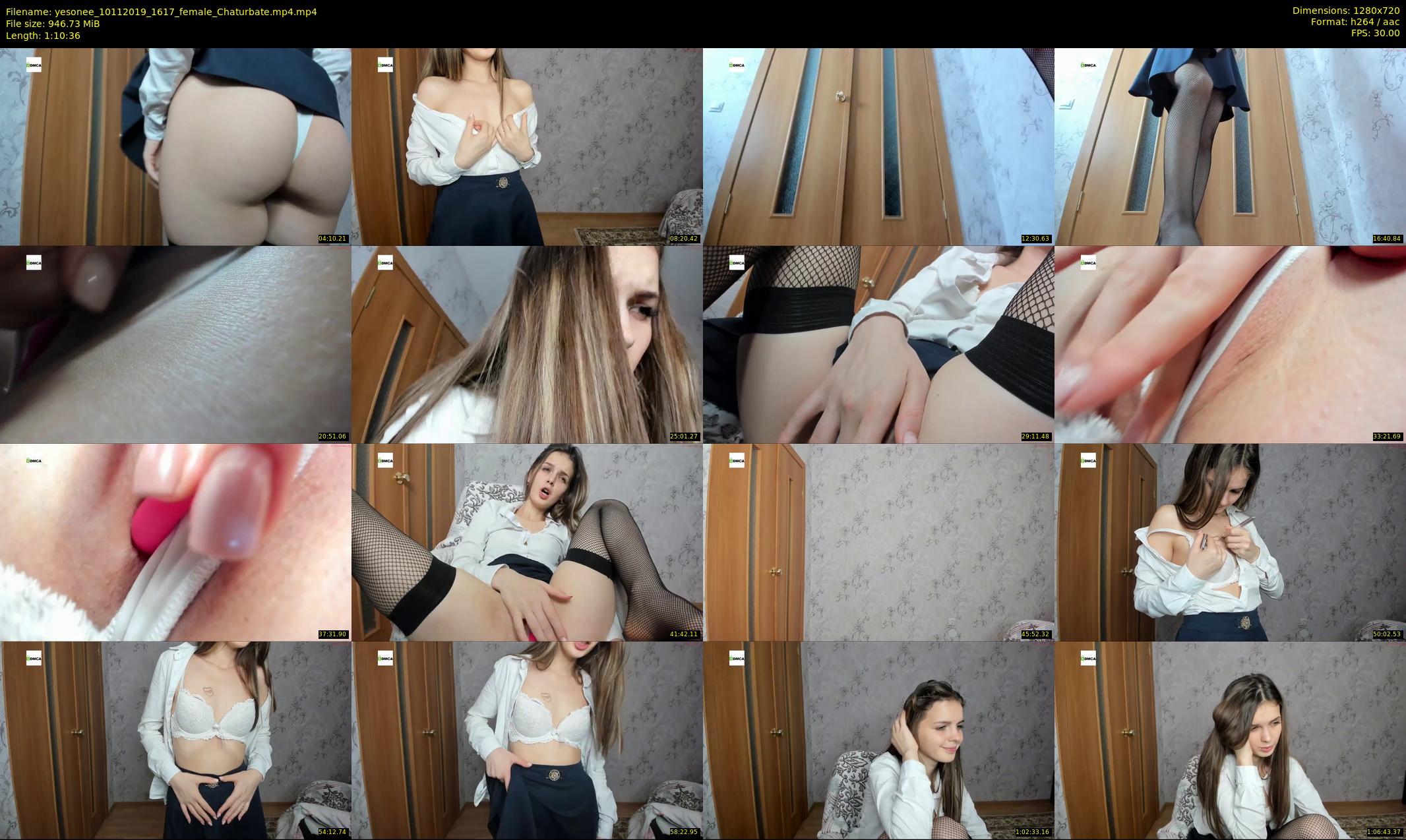 yesonee — 71 minute Chaturbate female cam show recording, 720p, Nov 10, 2019