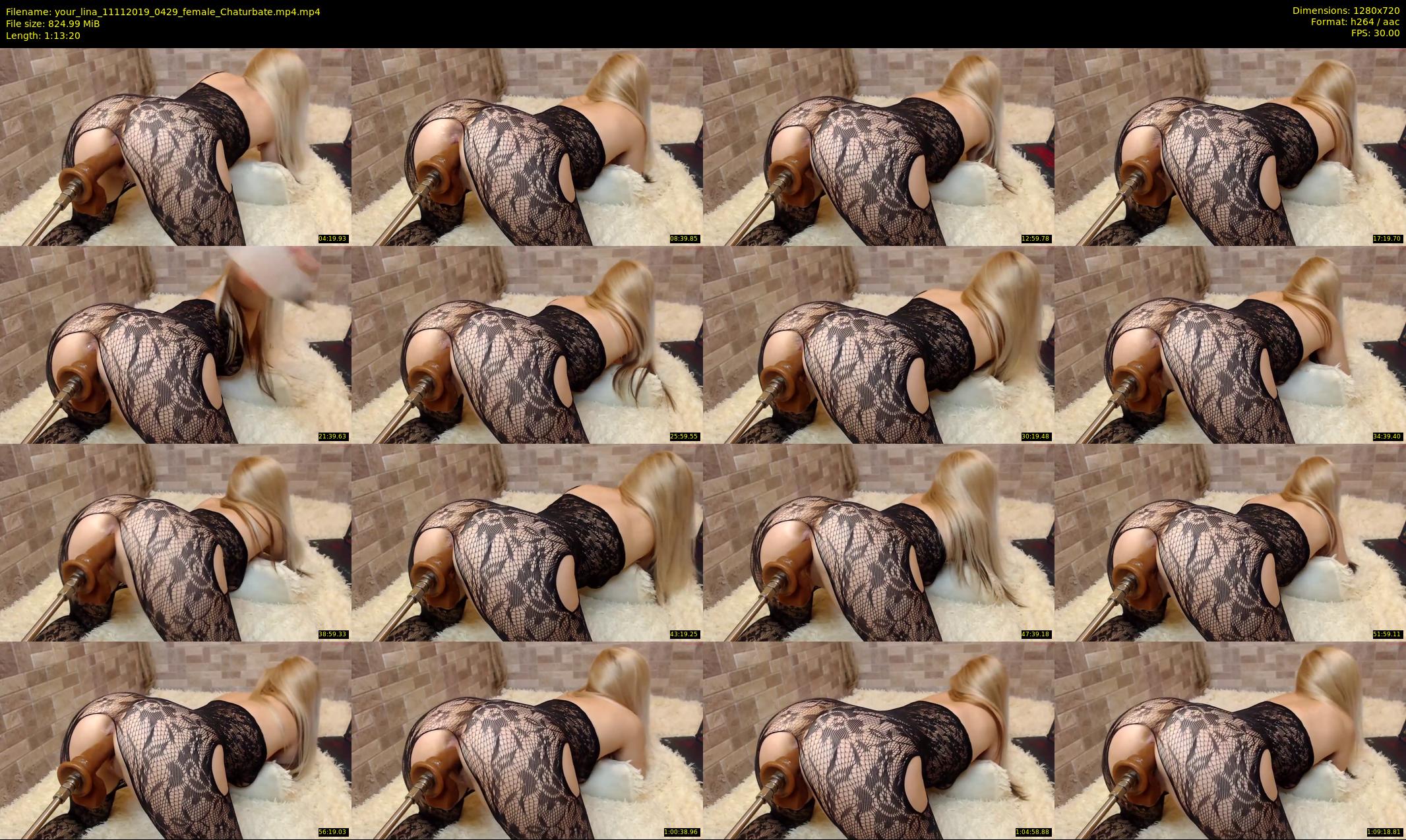 your_lina — 74 minute Chaturbate female cam show recording, 720p, Nov 11, 2019