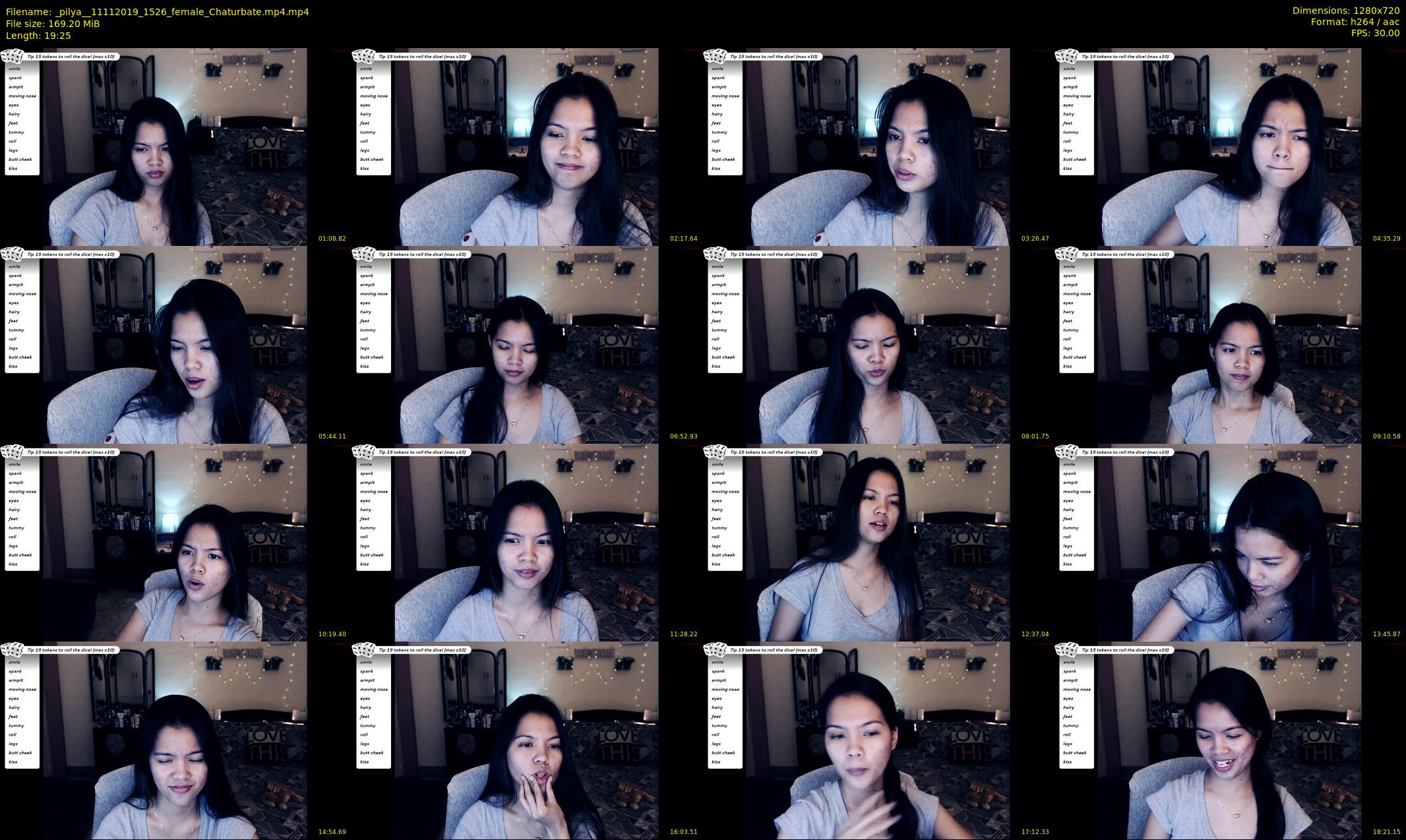 _pilya_ — 20 minute Chaturbate female cam show recording, 720p, Nov 11, 2019