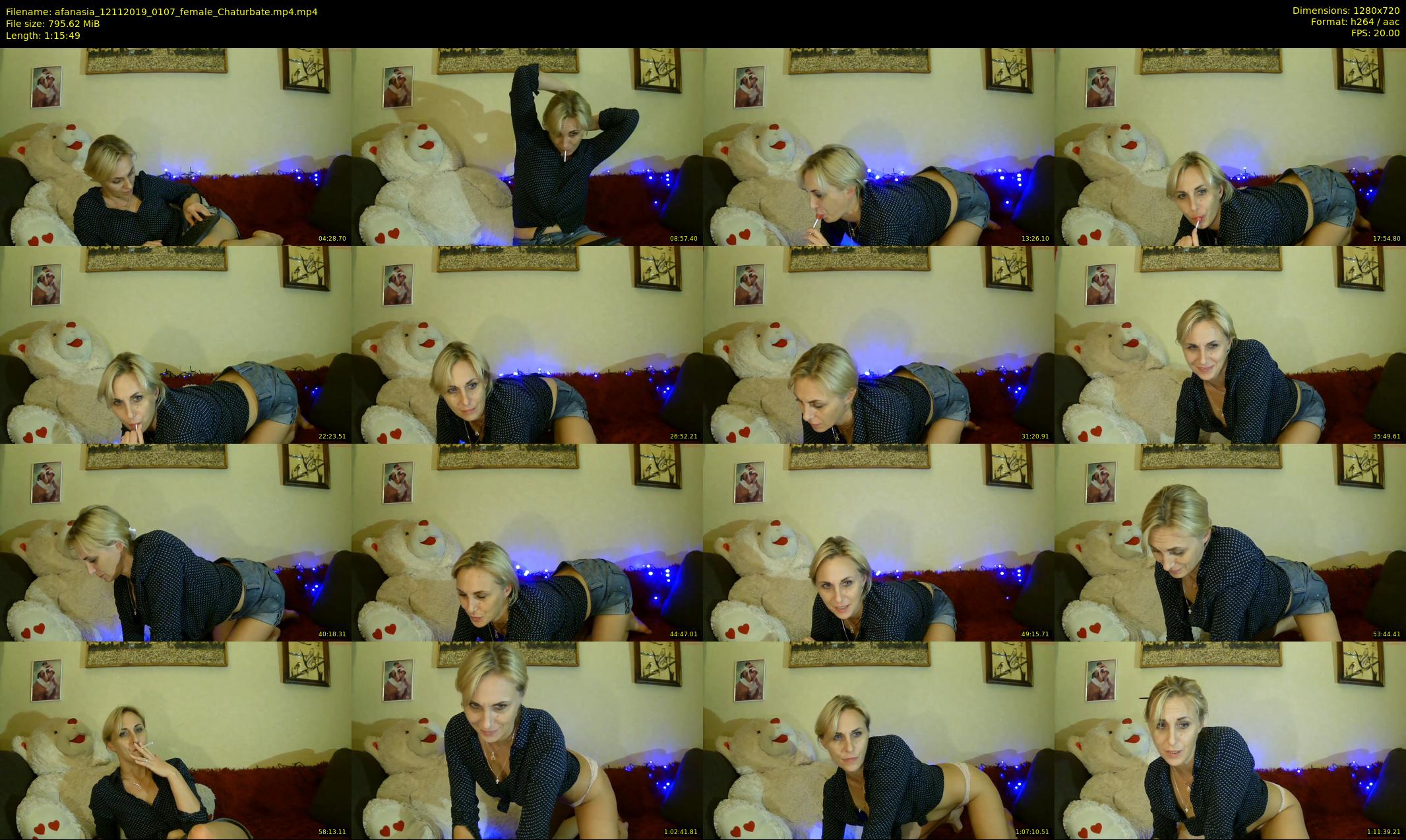 afanasia — 76 minute Chaturbate female cam show recording, 720p, Nov 12, 2019