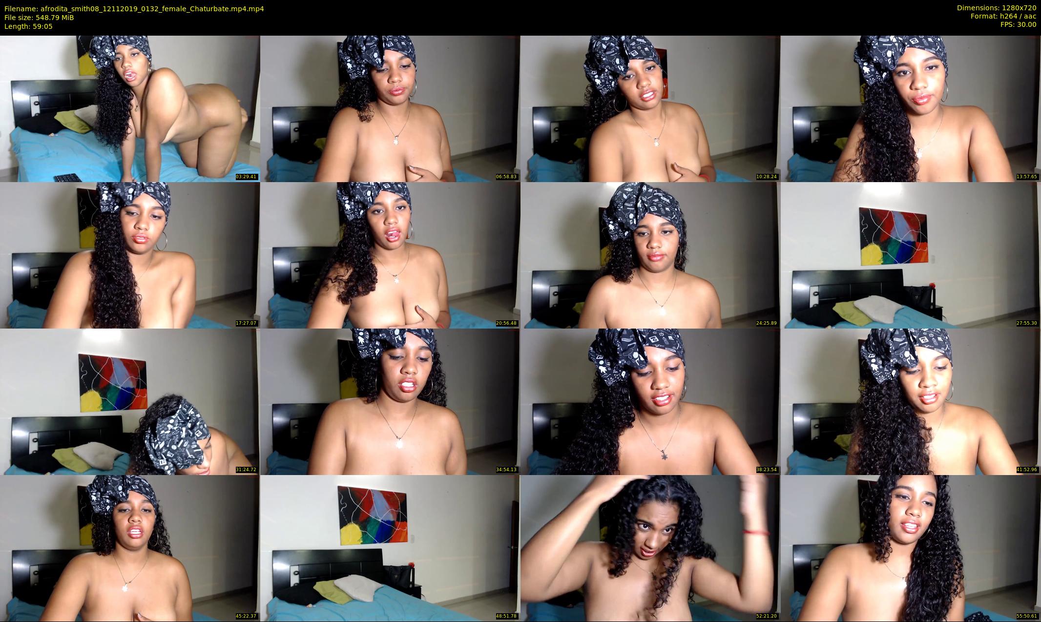 afrodita_smith08 — 60 minute Chaturbate female cam show recording, 720p, Nov 12, 2019