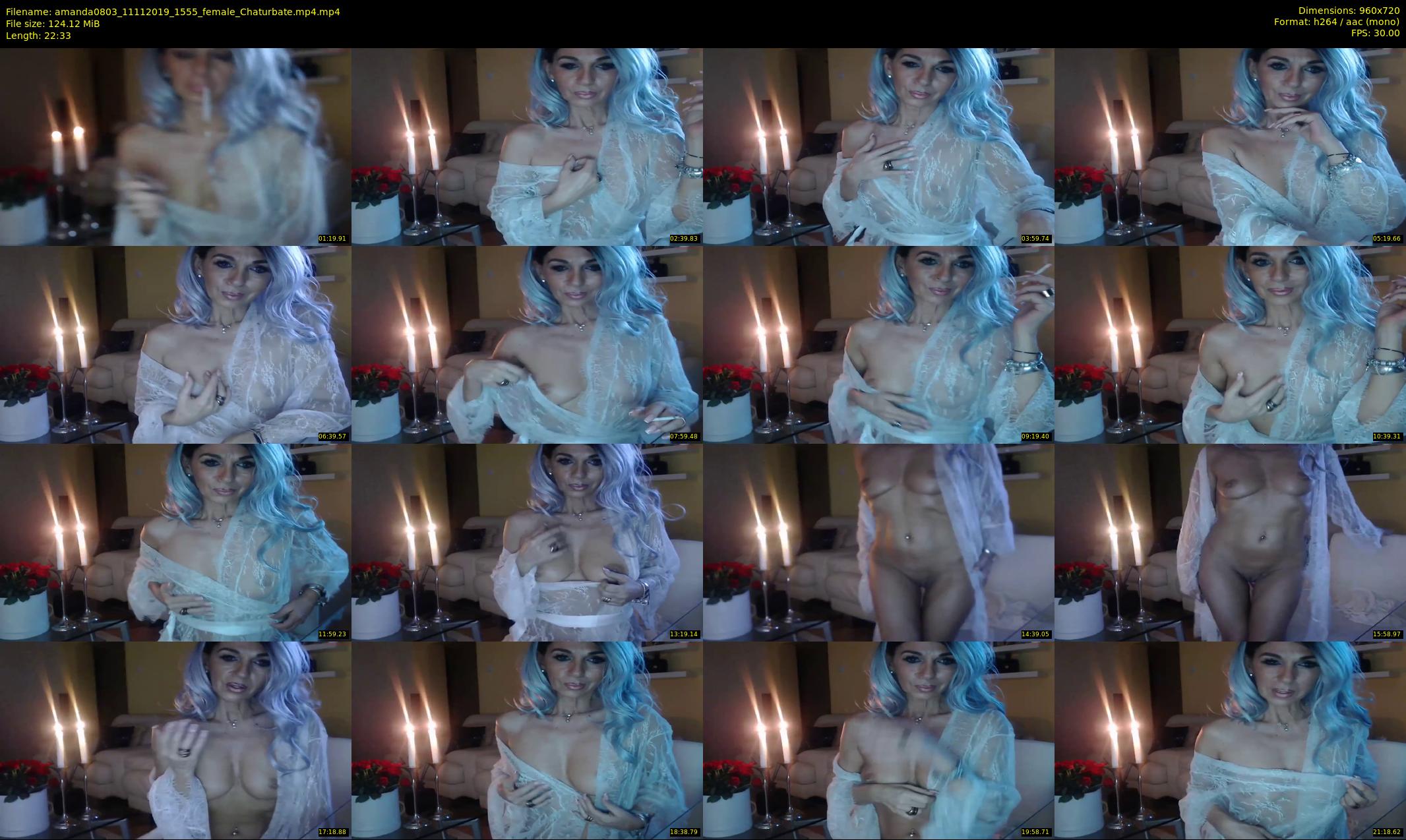 amanda0803 — 23 minute Chaturbate female cam show recording, 720p, Nov 11, 2019