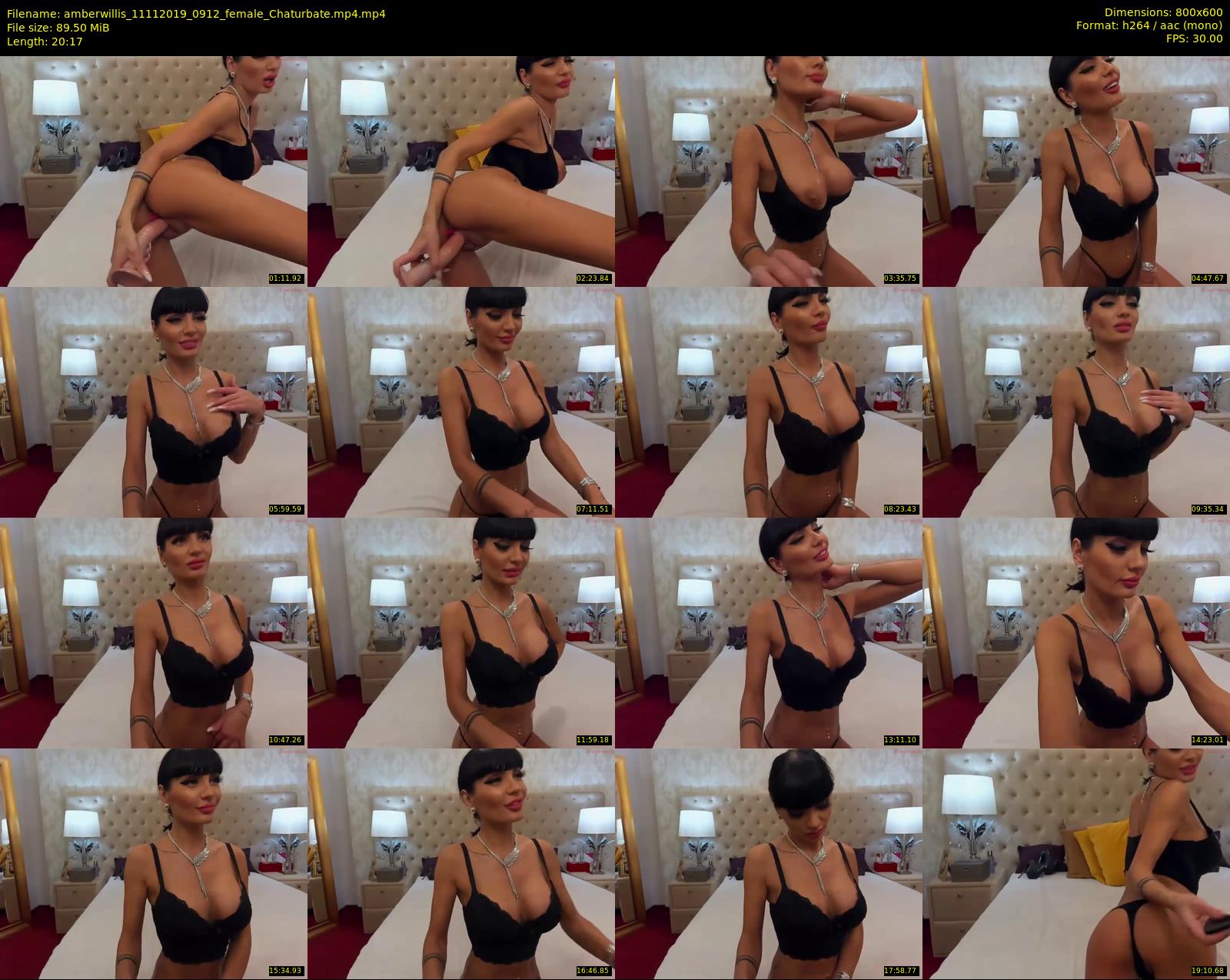 amberwillis — 21 minute Chaturbate female cam show recording, 480p, Nov 11, 2019