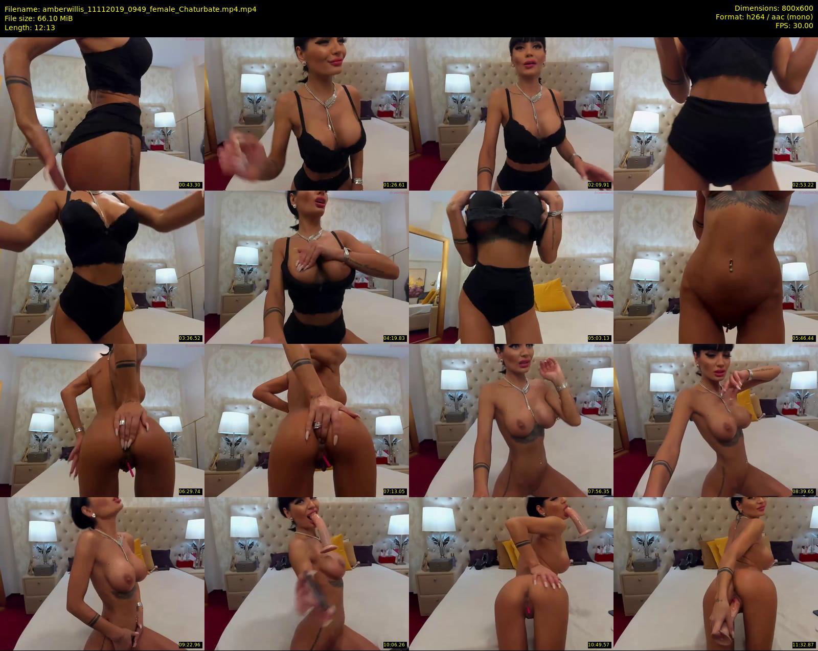 amberwillis — 13 minute Chaturbate female cam show recording, 480p, Nov 11, 2019
