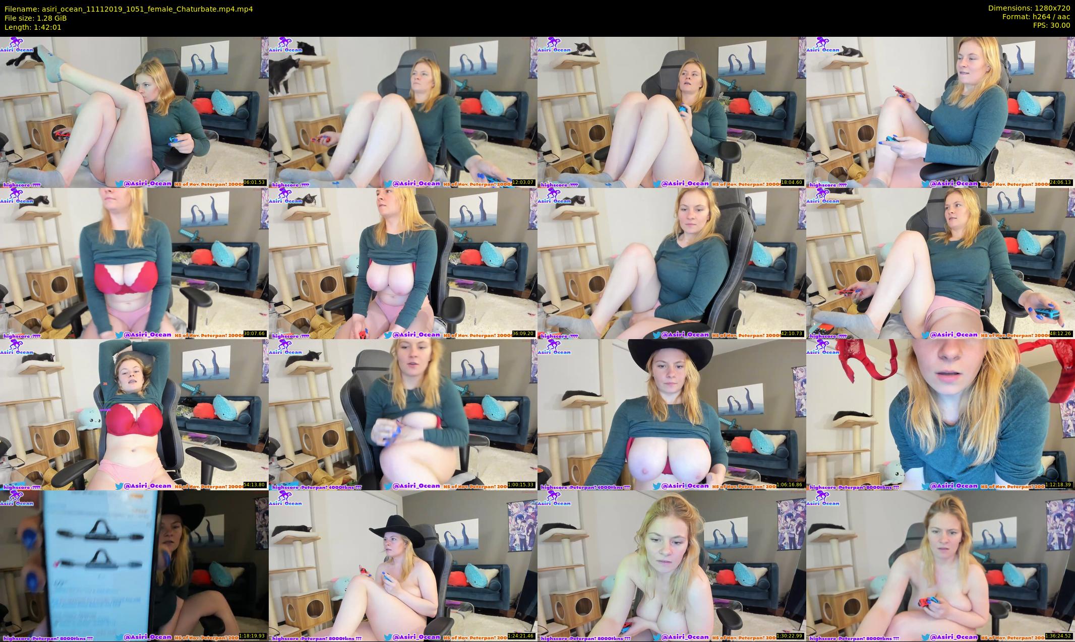 asiri_ocean — 103 minute Chaturbate female cam show recording, 720p, Nov 11, 2019