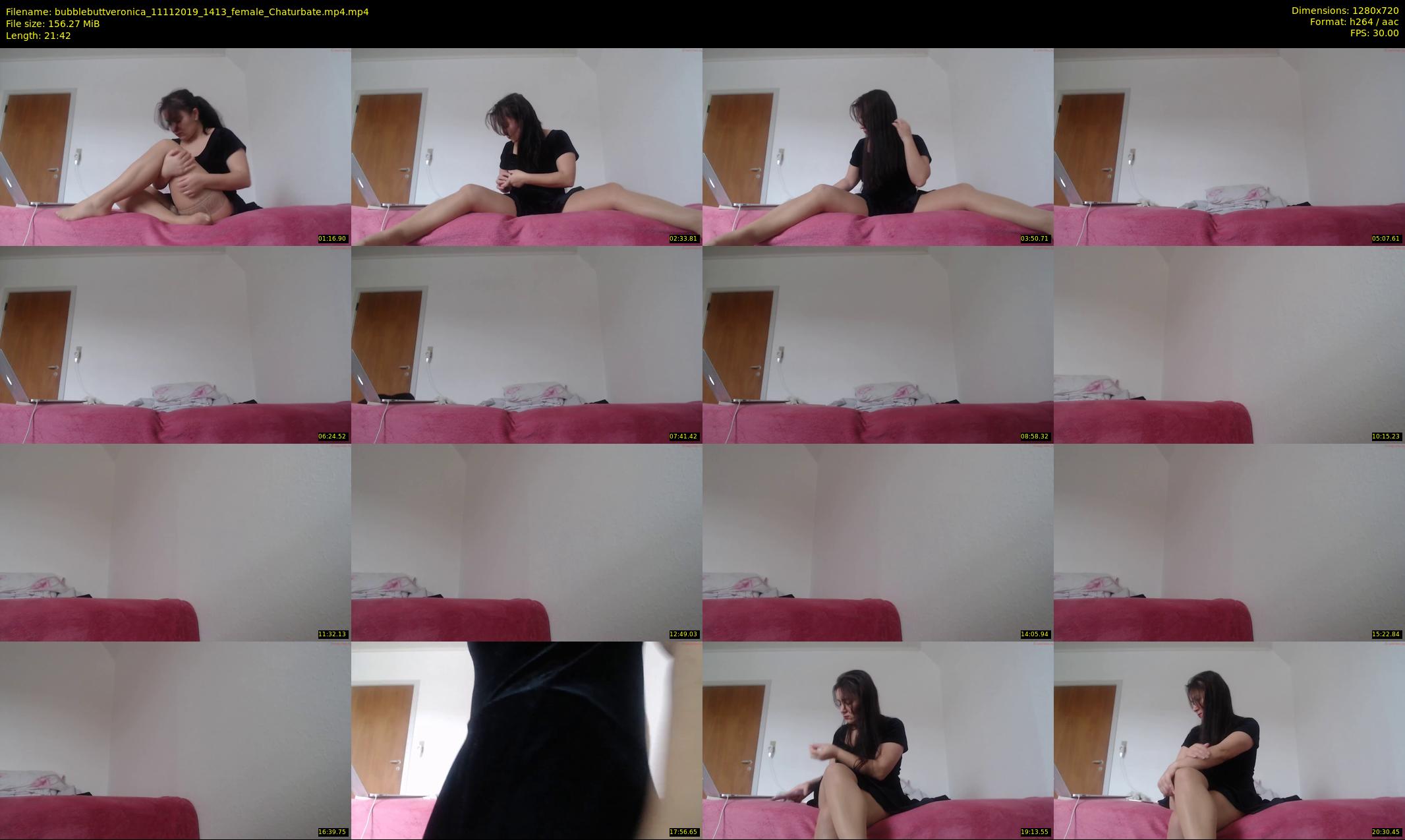 bubblebuttveronica — 22 minute Chaturbate female cam show recording, 720p, Nov 11, 2019