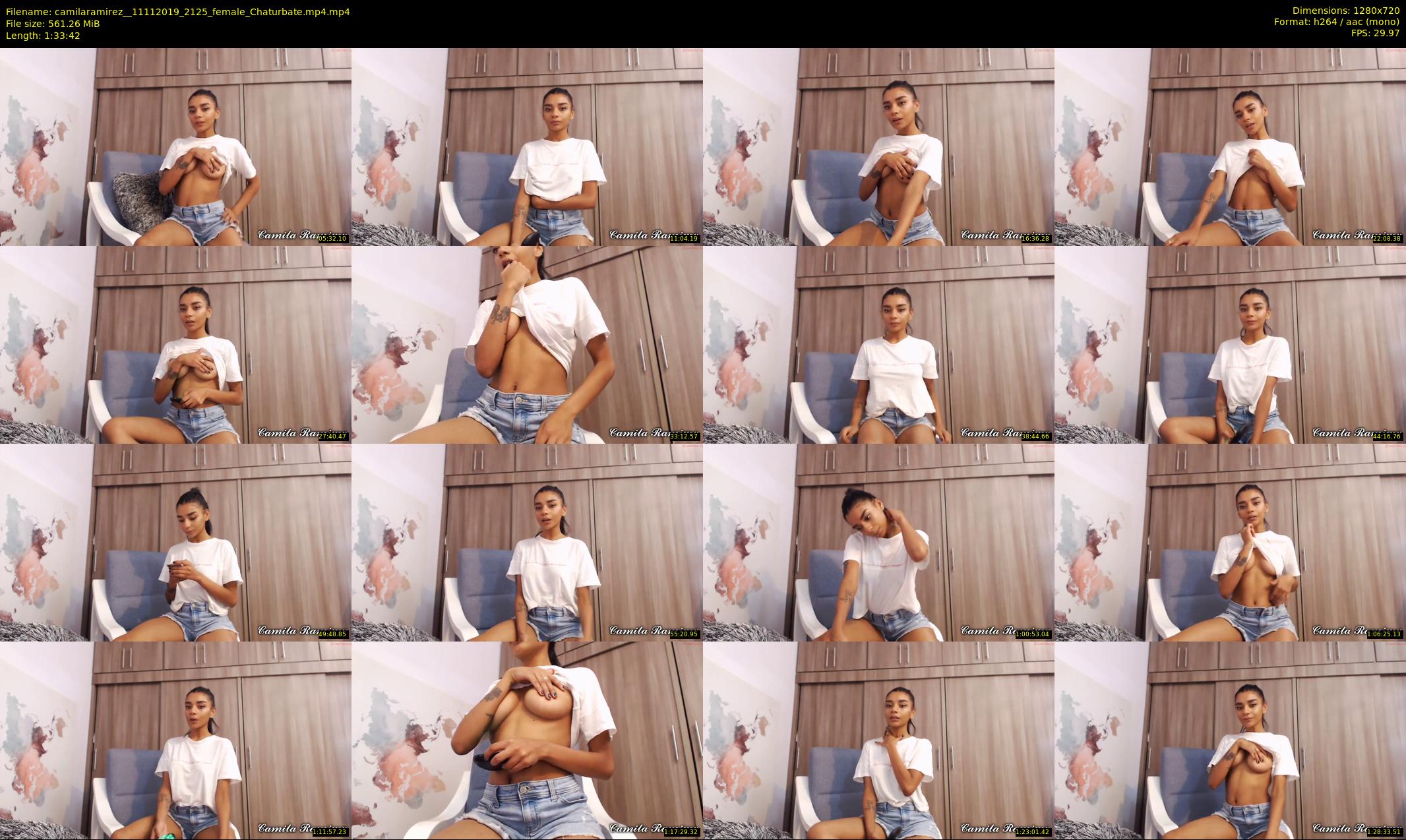 camilaramirez_ — 94 minute Chaturbate female cam show recording, 720p, Nov 11, 2019