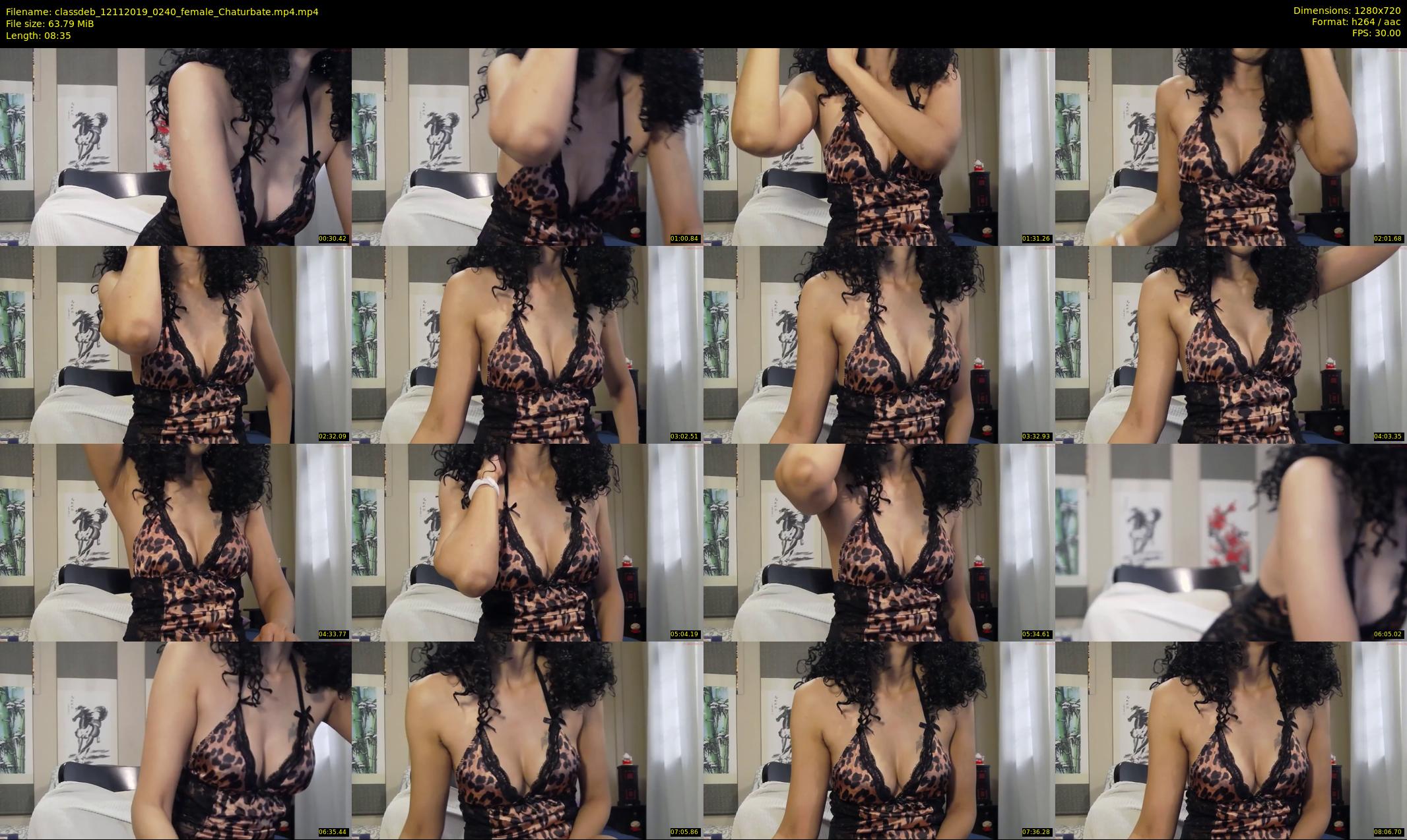 classdeb — 9 minute Chaturbate female cam show recording, 720p, Nov 12, 2019