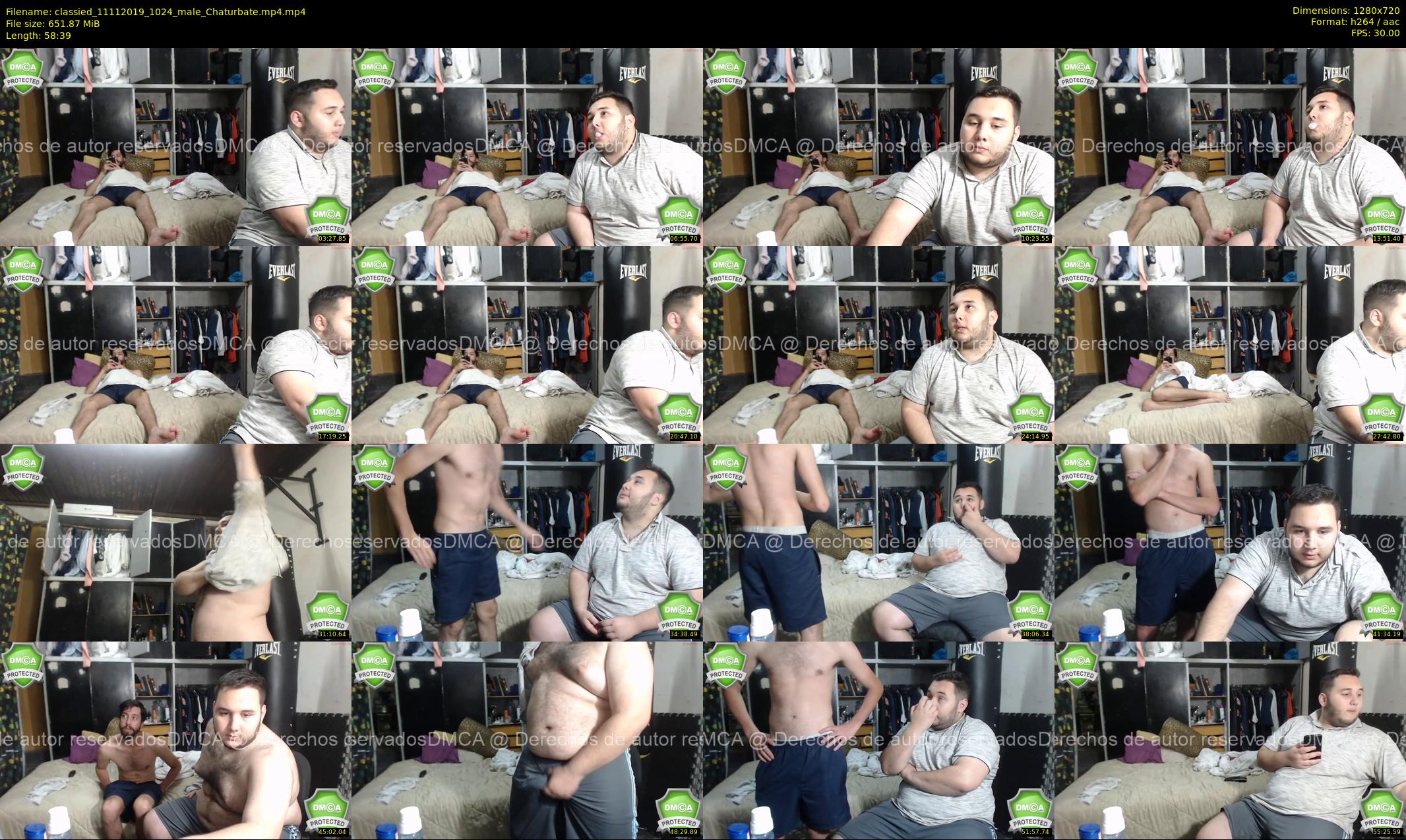classied — 59 minute Chaturbate male cam show recording, 720p, Nov 11, 2019
